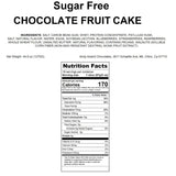 Andy Anand Sugar Free Chocolate Fruit Cake. Slowly Savor for an Amazing Experience - 2.8 lbs - Andyanand