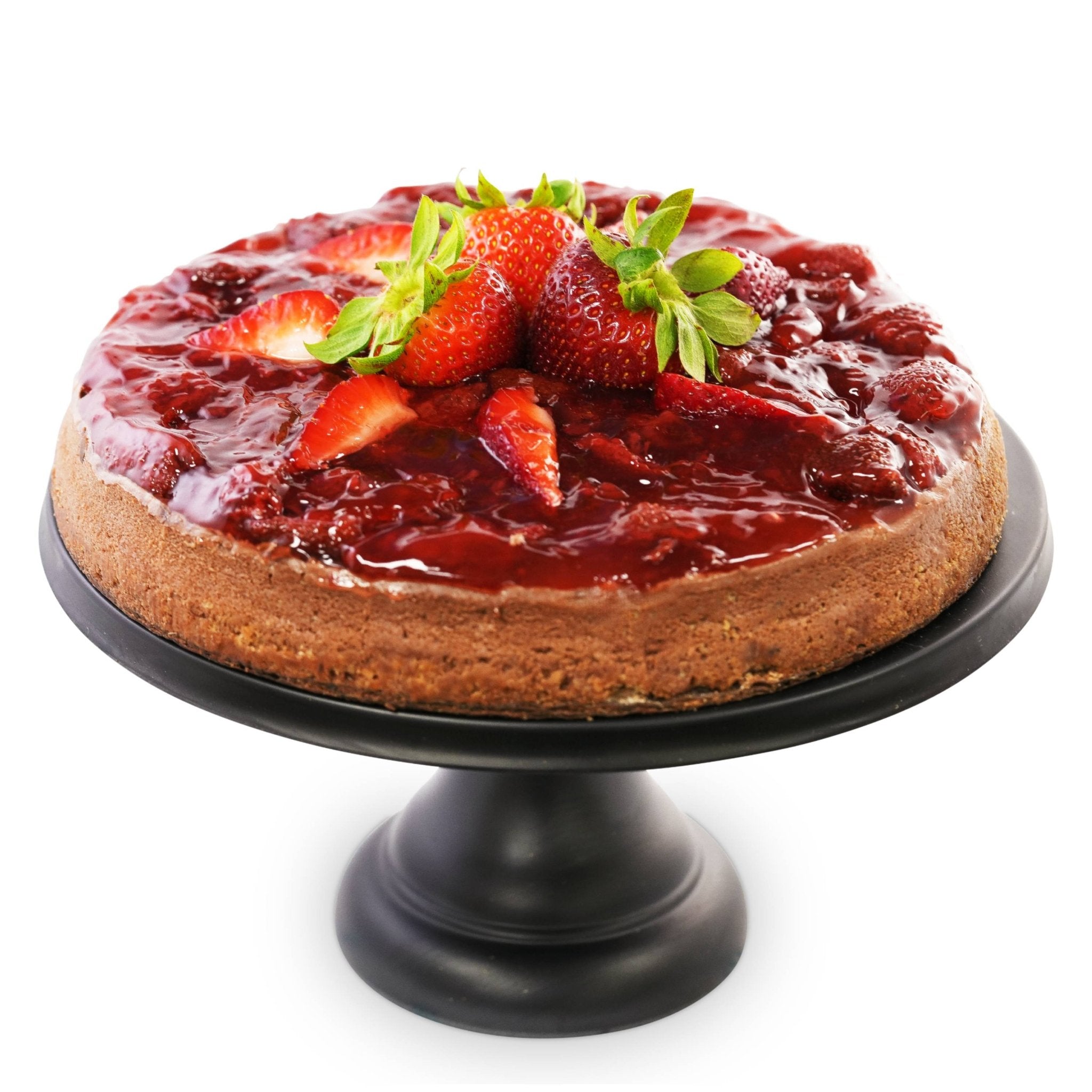 Andy Anand Chocolates Food & Beverages > Desserts & Sweets > Cakes > Sugar-Free Cheesecakes Andy Anand Sugar-Free Chocolate Strawberry Cheesecake, 9-Inch, 2.8 lb – Real Chocolate Truffles, Diabetic-Friendly, Birthday Gift Box Sugar-Free Chocolate Strawberry Cheesecake | Nationwide