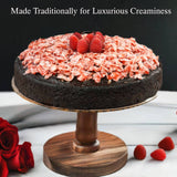 Andy Anand Sugar Free Exquisite 9" Raspberry Chocolate Coconut Cake 9" with Real Chocolate Truffles - 2.8 lbs - Andyanand