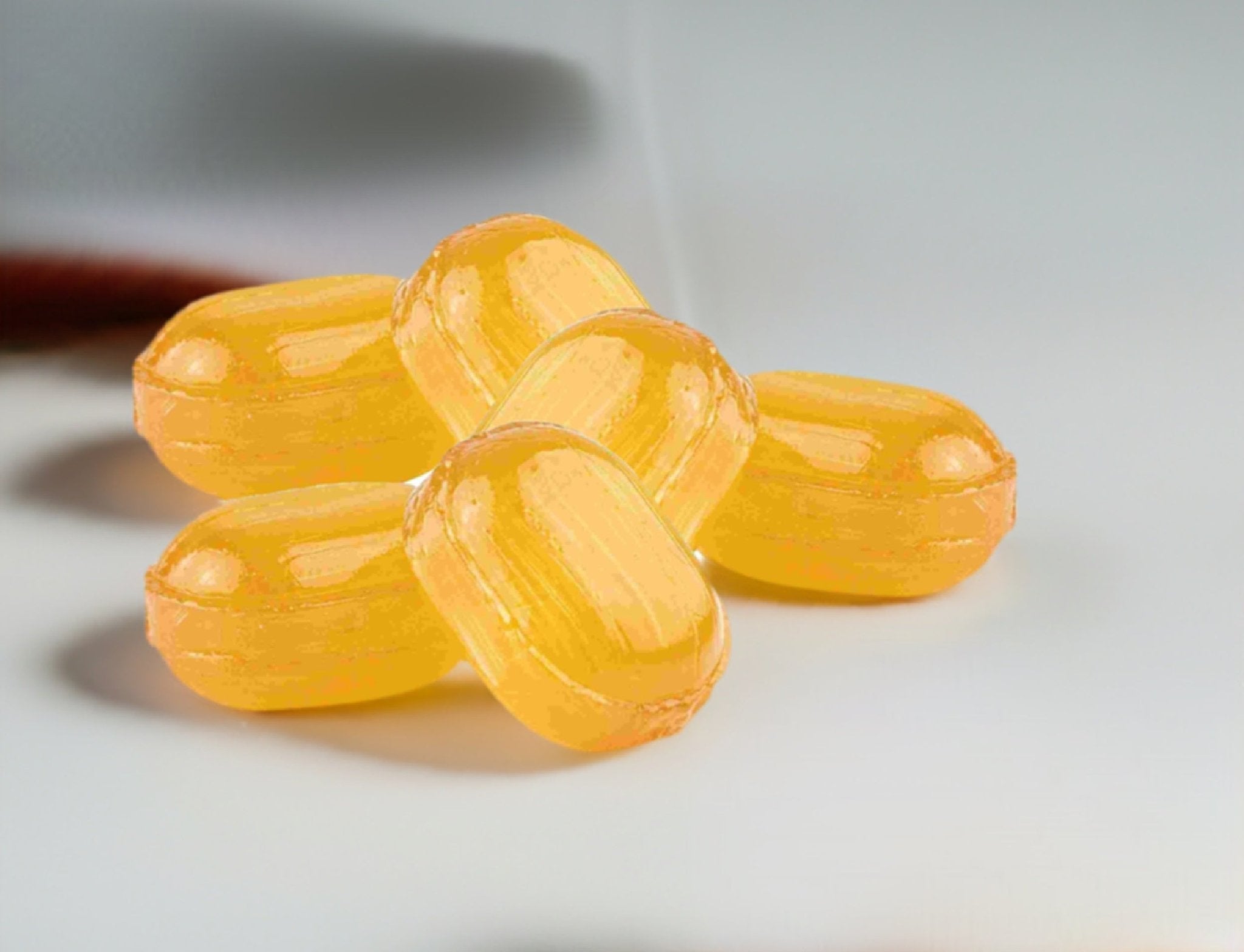 Andy Anand sugar-free mango candy, 7 oz, stevia-sweetened European hard candy, beautifully plated for an aesthetic look.