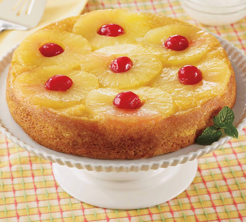 Andy Anand Sugar Free Pineapple Upside Down Cake 9" - Irresistible Cake Creation (2.6 lbs) - Andyanand