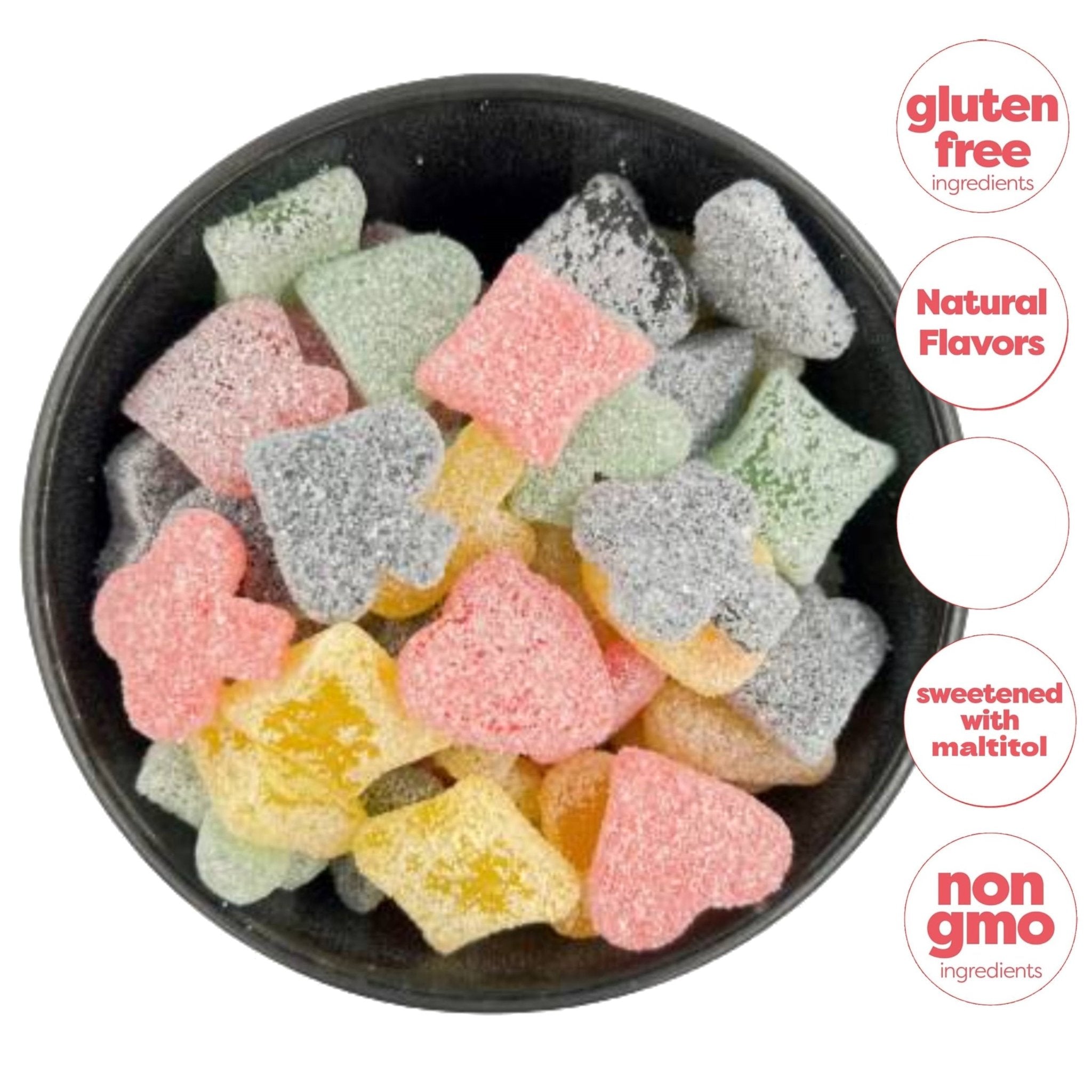 Sugar Free Poker Fruits Gummy Candy gluten free