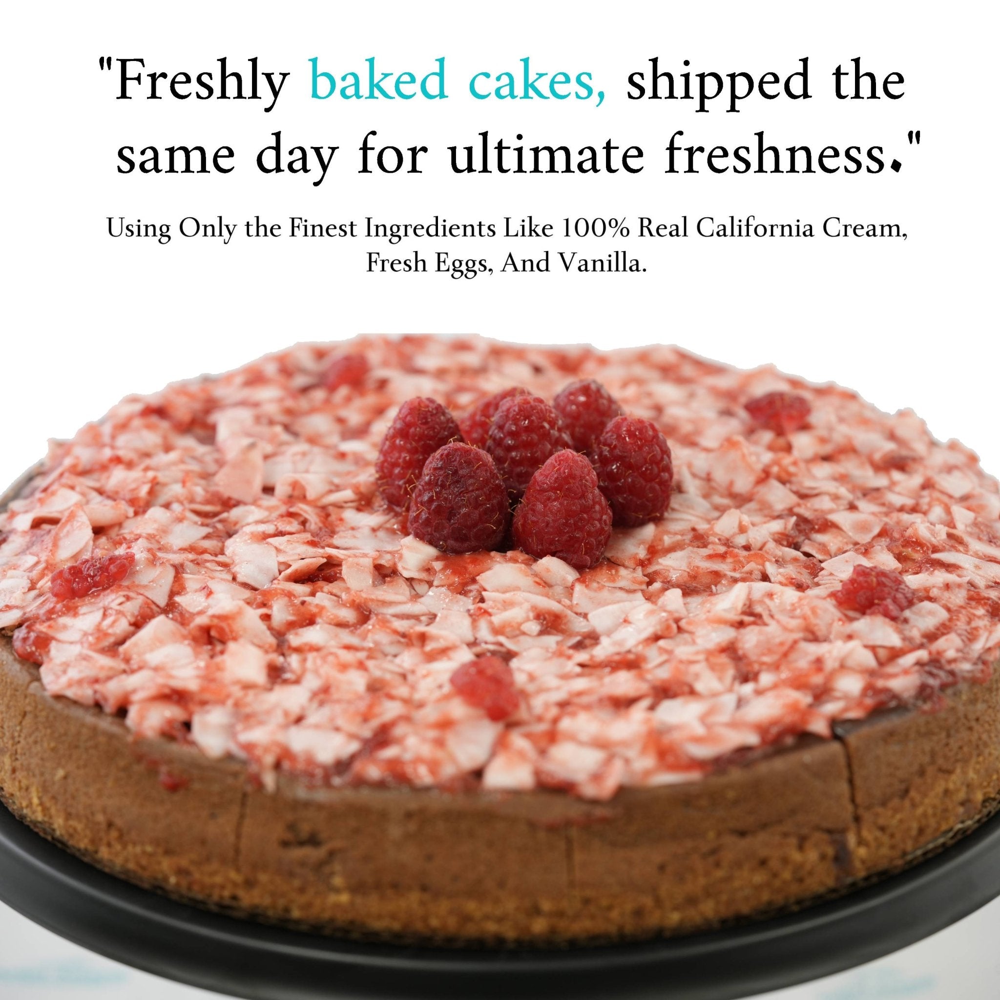 Andy Anand Chocolates Food & Beverages > Desserts & Sweets > Cakes > Gluten Free > Sugar-Free Cheesecakes Andy Anand Sugar-Free Raspberry Coconut Chocolate Cheesecake, 9-Inch, 2.6 lb – Chocolate Truffles, Diabetic-Friendly, Birthday Gift Box Sugar-Free Raspberry Coconut Cheesecake | Nationwide