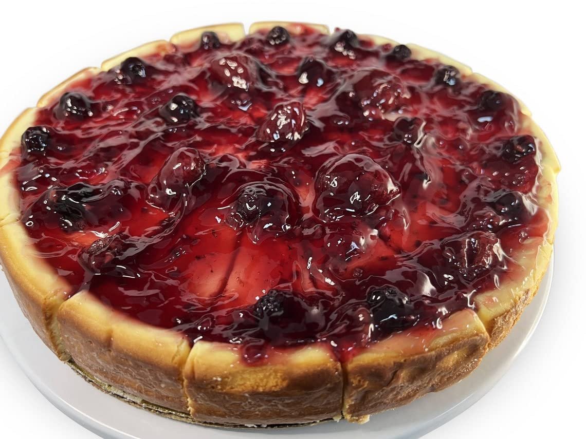 Andy Anand Chocolates Food & Beverages > Desserts & Sweets > Cakes > Sugar-Free Cheesecakes Andy Anand Sugar-Free Wild Berry Cheesecake, 9-Inch – Diabetic-Friendly, California Cream Cheese, Strawberry, Blueberry & Raspberry Gift Box Sugar-Free Wild Berry Cheesecake 2.8 lb | Nationwide