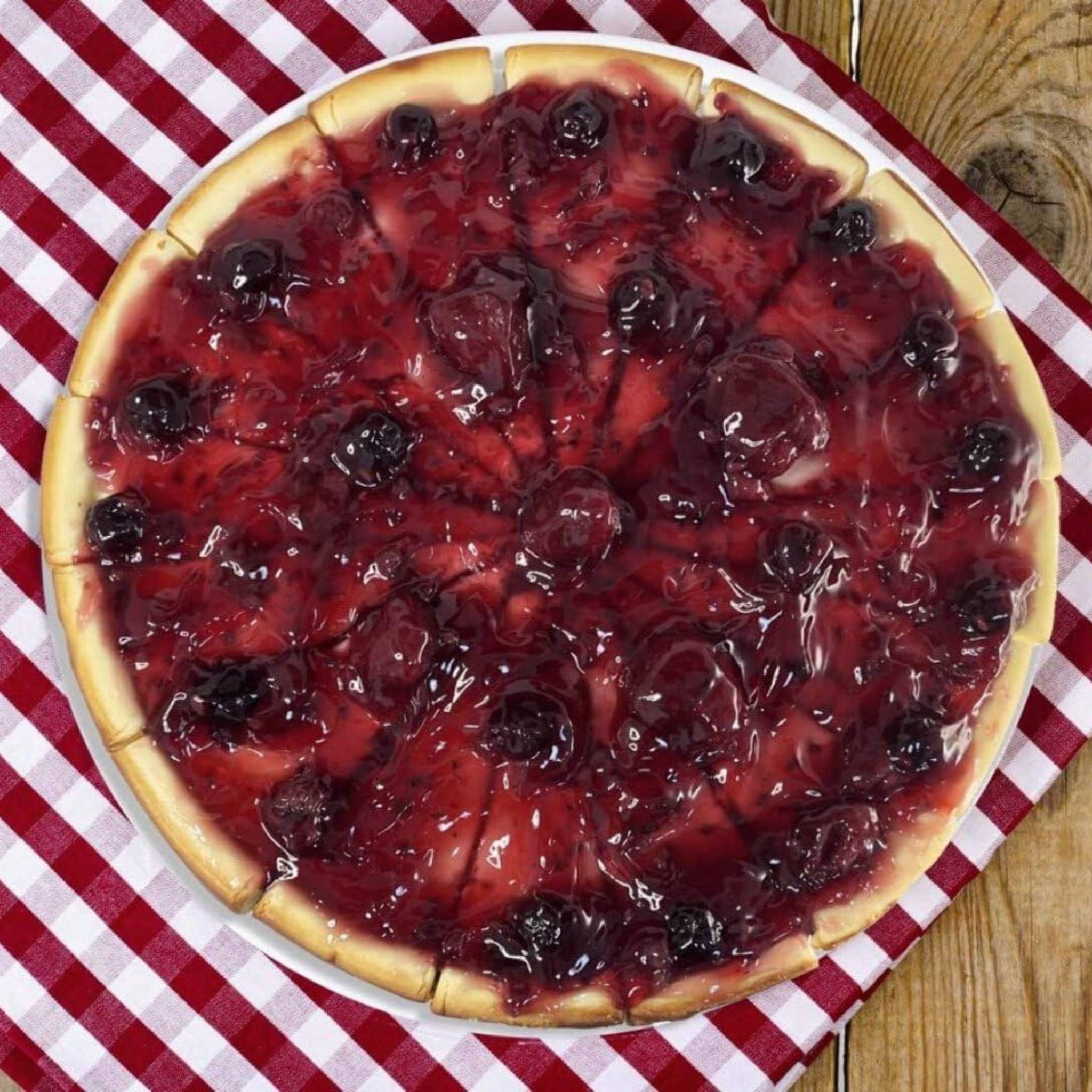 Andy Anand Chocolates Food & Beverages > Desserts & Sweets > Cakes > Sugar-Free Cheesecakes Andy Anand Sugar-Free Wild Berry Cheesecake, 9-Inch – Diabetic-Friendly, California Cream Cheese, Strawberry, Blueberry & Raspberry Gift Box Sugar-Free Wild Berry Cheesecake 2.8 lb | Nationwide