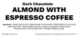 Andy Anand Vegan Dark Chocolate Almond with Espresso Coffee 1 lbs - Tempting Chocolates for Every Palate - Andyanand