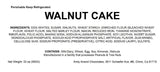 Andy Anand Walnut Cake 9 Inch - Divine Cake Delights (2 lbs) - Andyanand