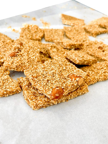 Andy Anand's Deliciously Divine Sugar Free Sesame Almond Brittle-Croccante - 7 Oz - Andyanand