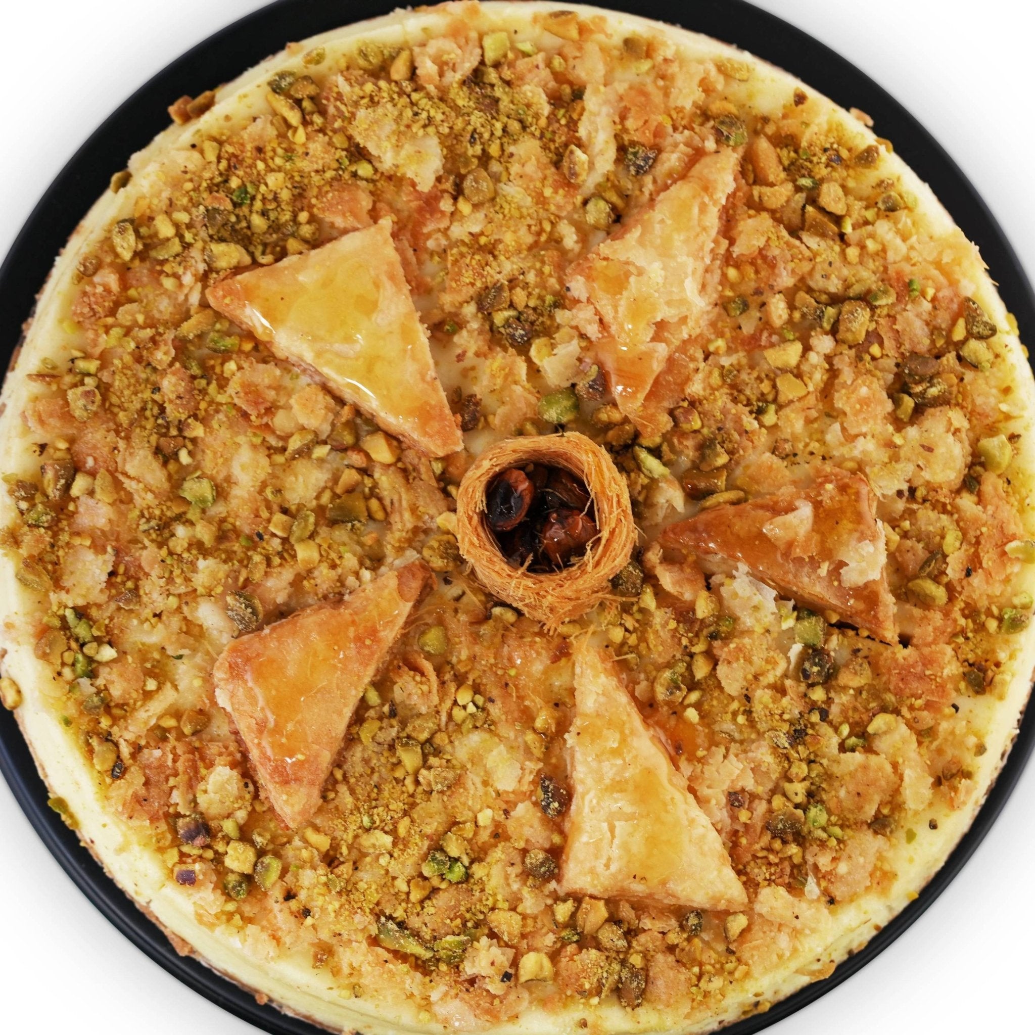Andy Anand Chocolates Food & Beverages > Desserts & Sweets > Bakery > Cheesecake Andy Anand Baklava Cheesecake, 9-Inch, 2.8 lb – Turkish Honey & California Cream Fusion, Pistachio & Walnut, Gourmet Birthday Gift Box Baklava Cheesecake 9 inch 2.8 lb | Hand-Baked, Nationwide
