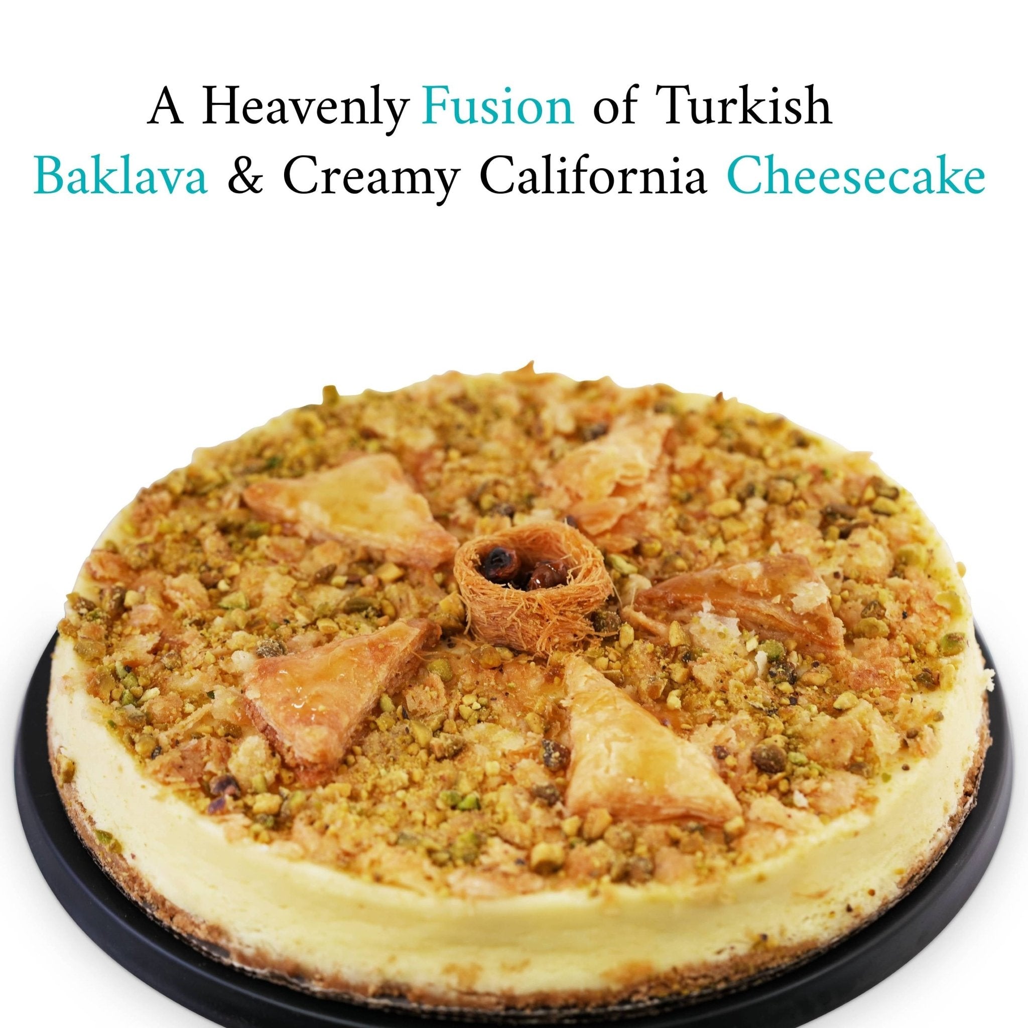 Sugar Free Baklava Cheesecake fresh and traditional made