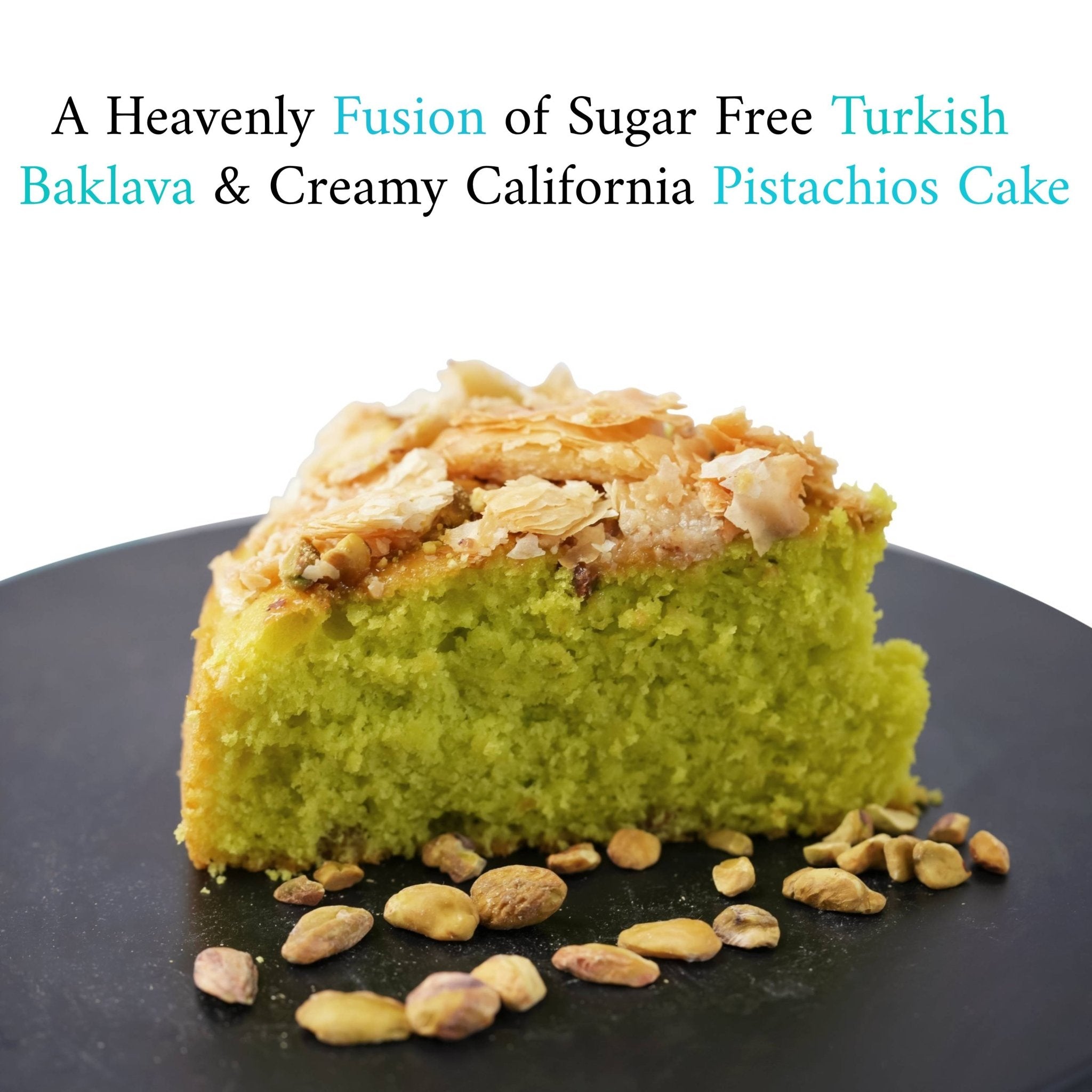 Sugar Free Baklava Pistachios Cake Sugar Free Cream Cake Sugar Free Baklava Pistachios Cake delicious