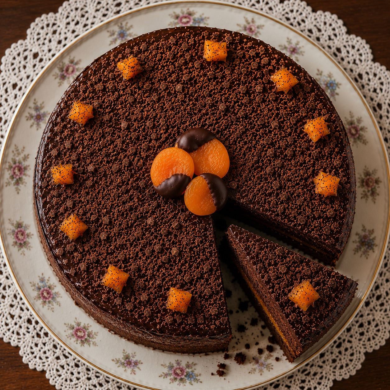 Andy Anand Chocolates Food & Beverages > Desserts & Sweets > Cakes > Gluten Free > Sugar-Free Cheesecakes Andy Anand Sugar Free Sachertorte – Classic Austrian Chocolate Apricot Cake 2.8 lb | Keto & Diabetic Friendly | No Sugar Added | No Preservatives | Gourmet Birthday Gift Andy Anand Sugar Free Sachertorte Austrian Chocolate Apricot Cake
