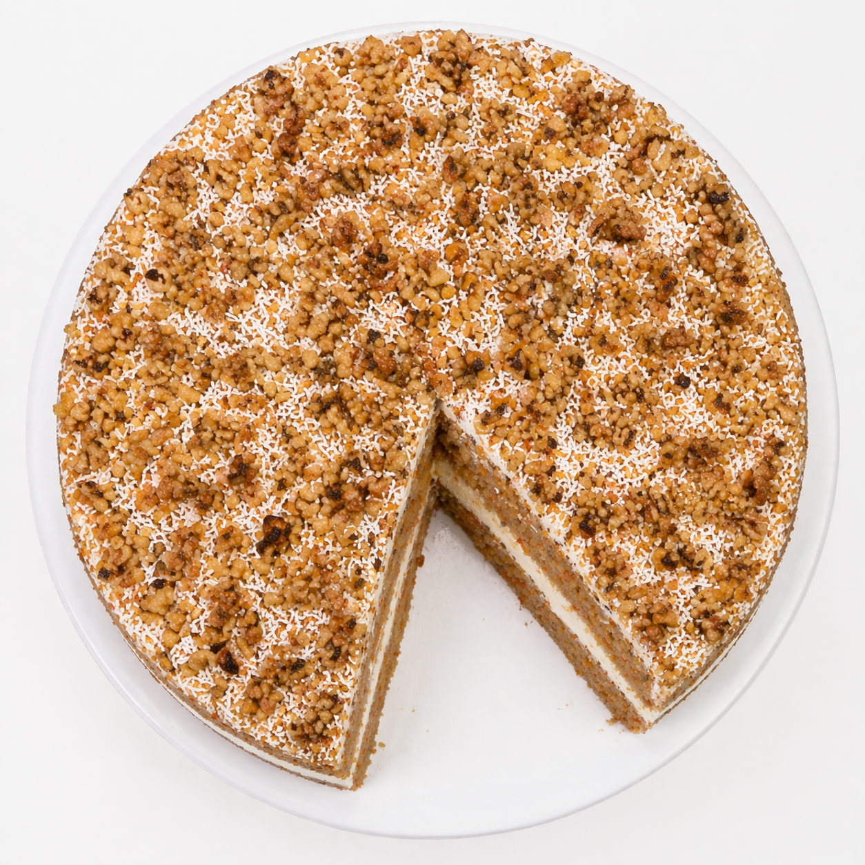 Gâteau aux carottes sans sucre délicieusement gourmand d'Andy Anand - Incroyable fraîchement cuit, un délice à chaque bouchée, délicieux, décadent (3,2 lb)