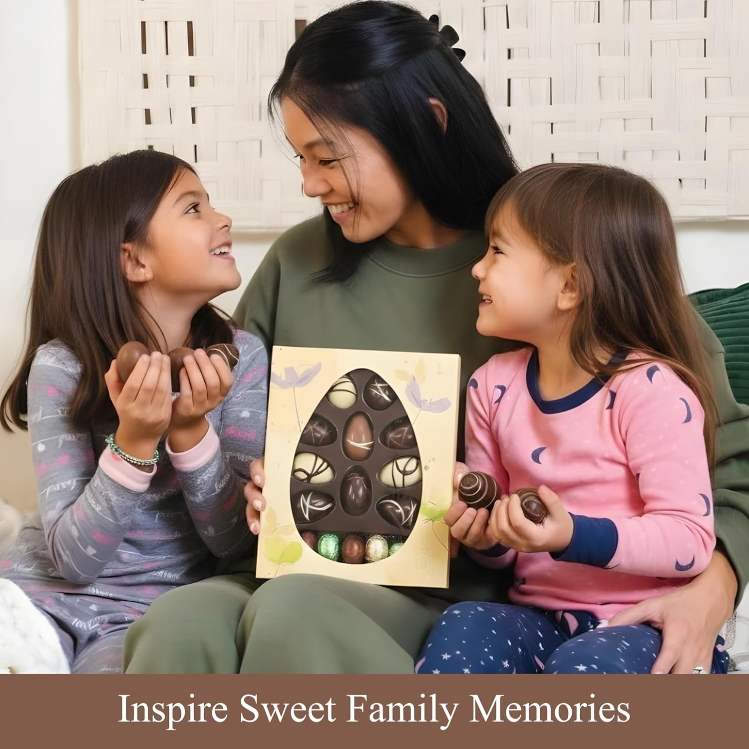 ANDY ANAND CHOCOLATIER Unwrap Easter Joy 20 delicious 60% cacao chocolate eggs filled with creamy praline. 10 foiled for hunts & 10 for snacking. Inspire imagination & sweet family memories and Fun 7 oz