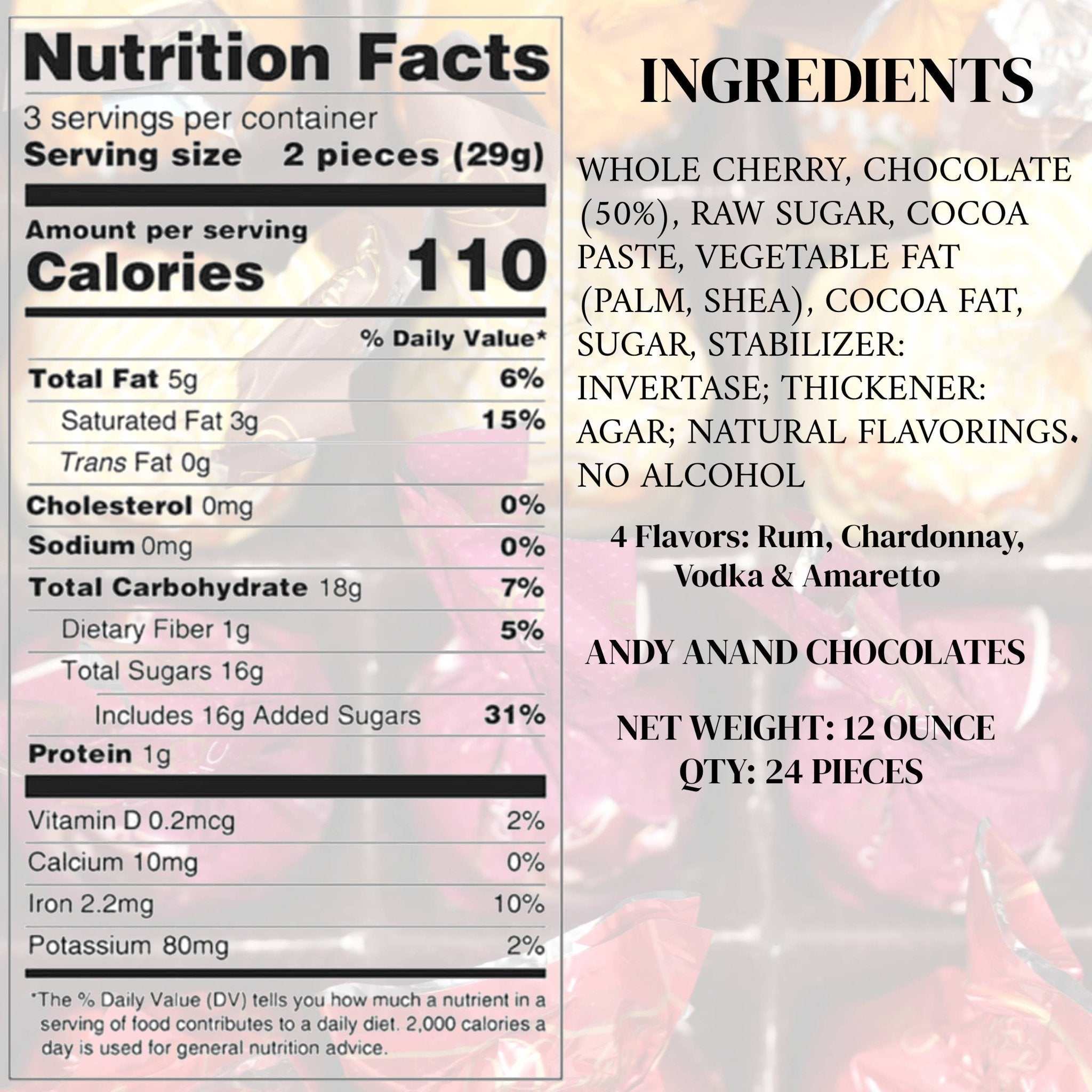 chocolate covered cherries