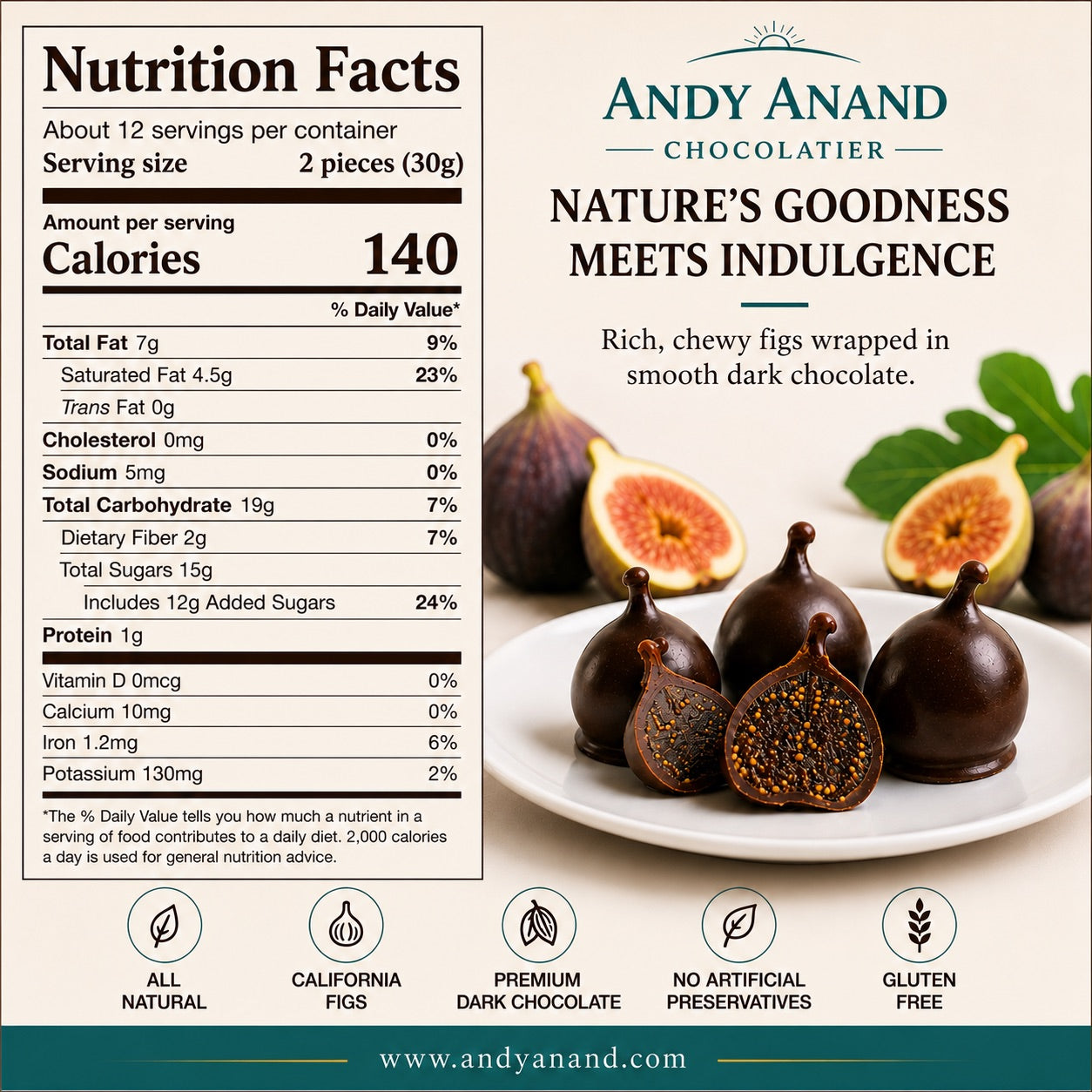 Andy Anand Cordiales de cereza y chocolate negro belga 48 piezas, delicias decadentes: satisface tus antojos