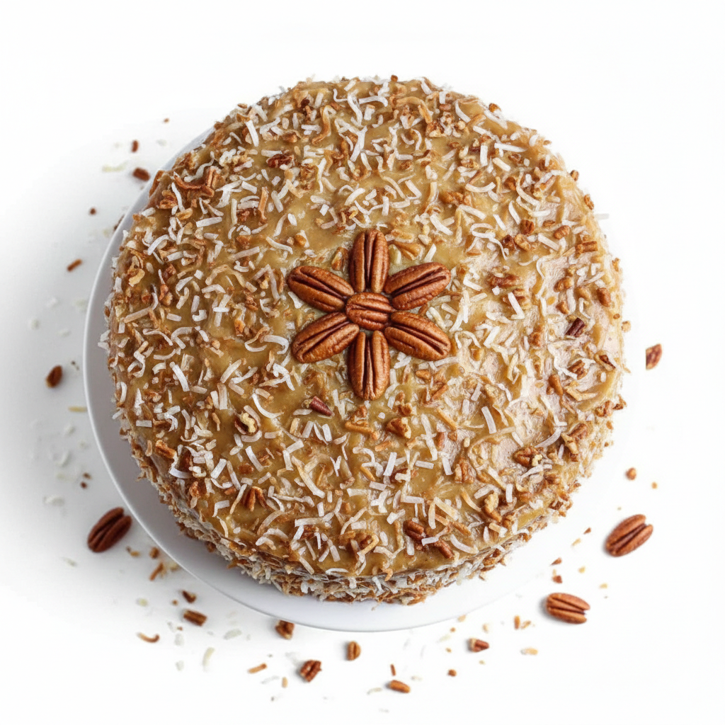 Andyanand Food & Beverages > Desserts & Sweets > Cakes > Sugar-Free Cakes Andy Anand Sugar-Free German Chocolate Cake, 2.4 lb – Belgian Cocoa, Coconut-Pecan Filling, Keto & Diabetic-Friendly Birthday Gift Box Sugar-Free German Chocolate Cake | Keto & Diabetic-Friendly