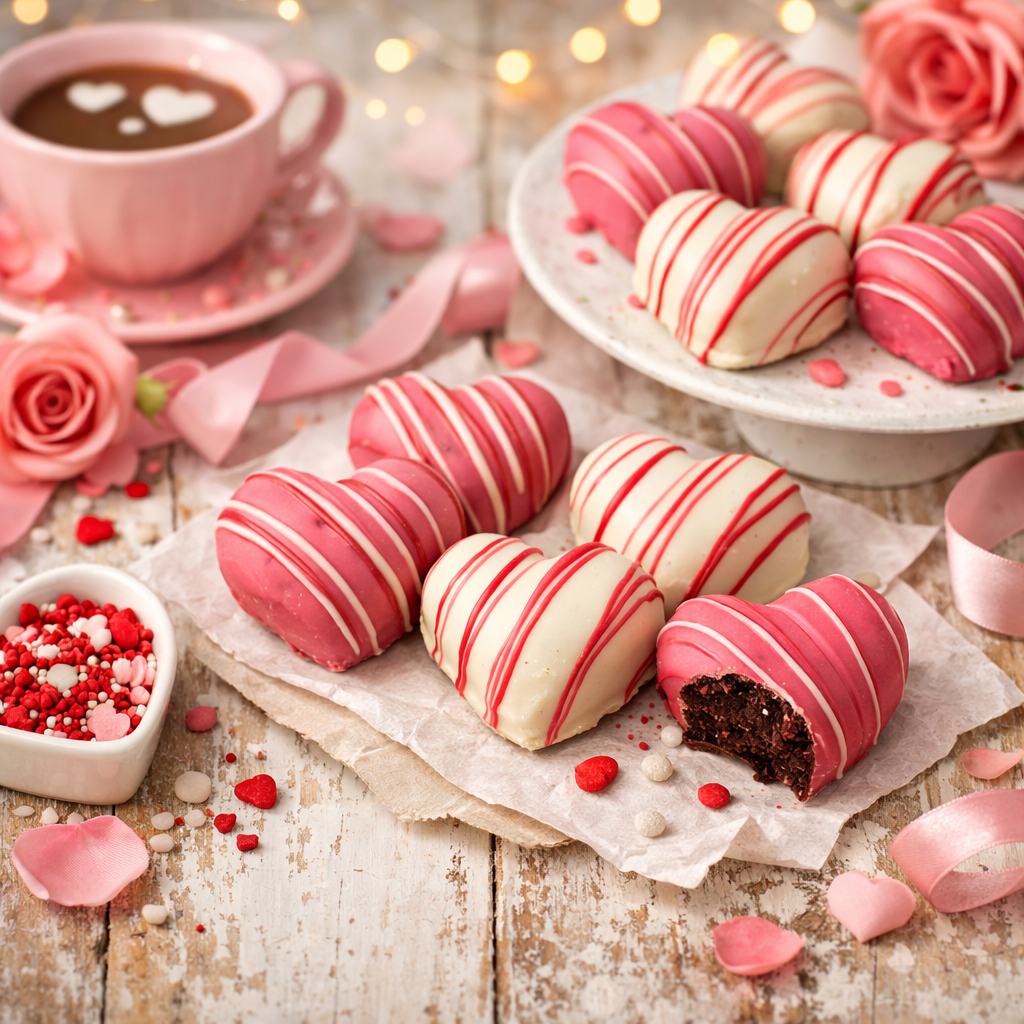 Buy Heart Shaped Chocolate Cake Bites Online