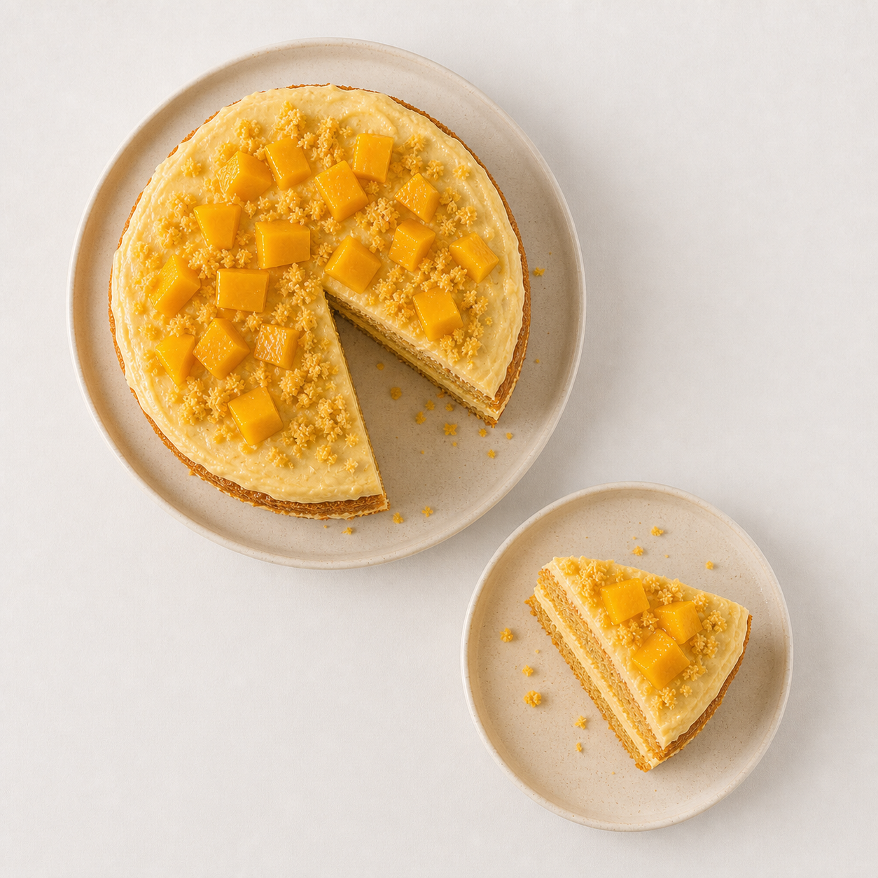 Andy Anand Tarta de mango sin gluten 9" - 2.6 lbs