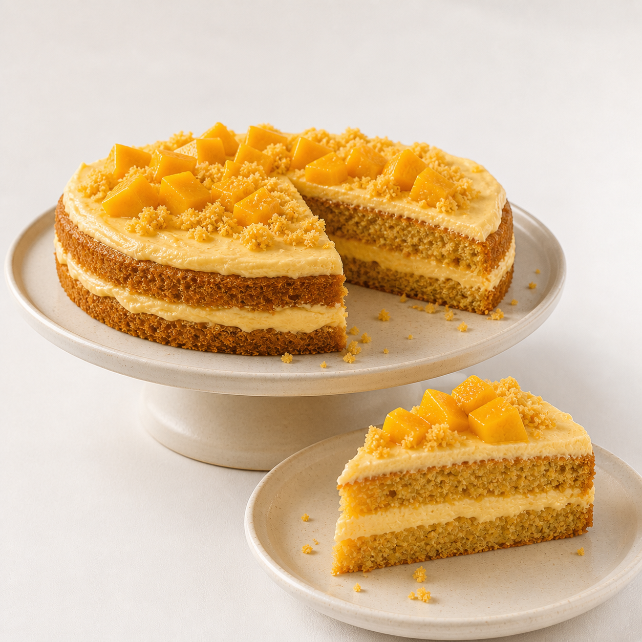 Andy Anand Tarta de mango sin gluten 9" - 2.6 lbs