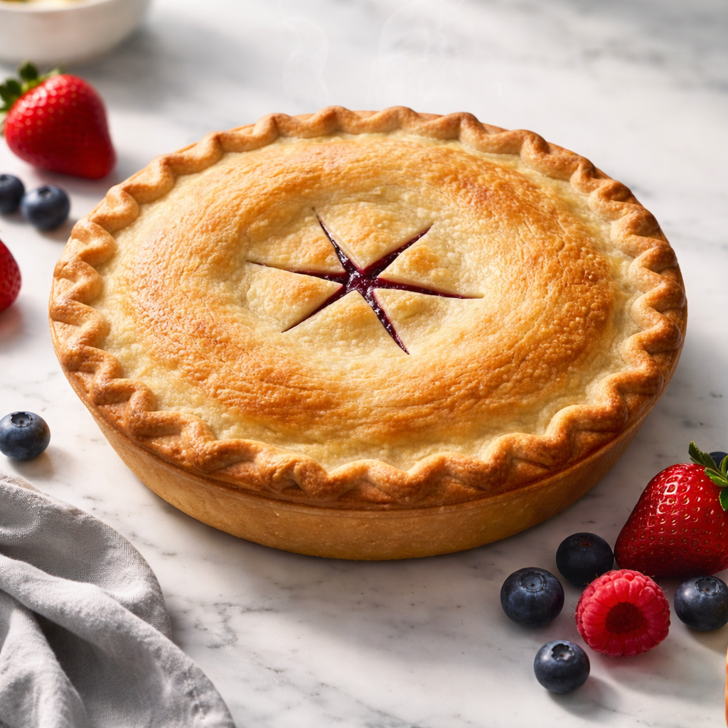 Sugar-Free Mixed Berry Pie