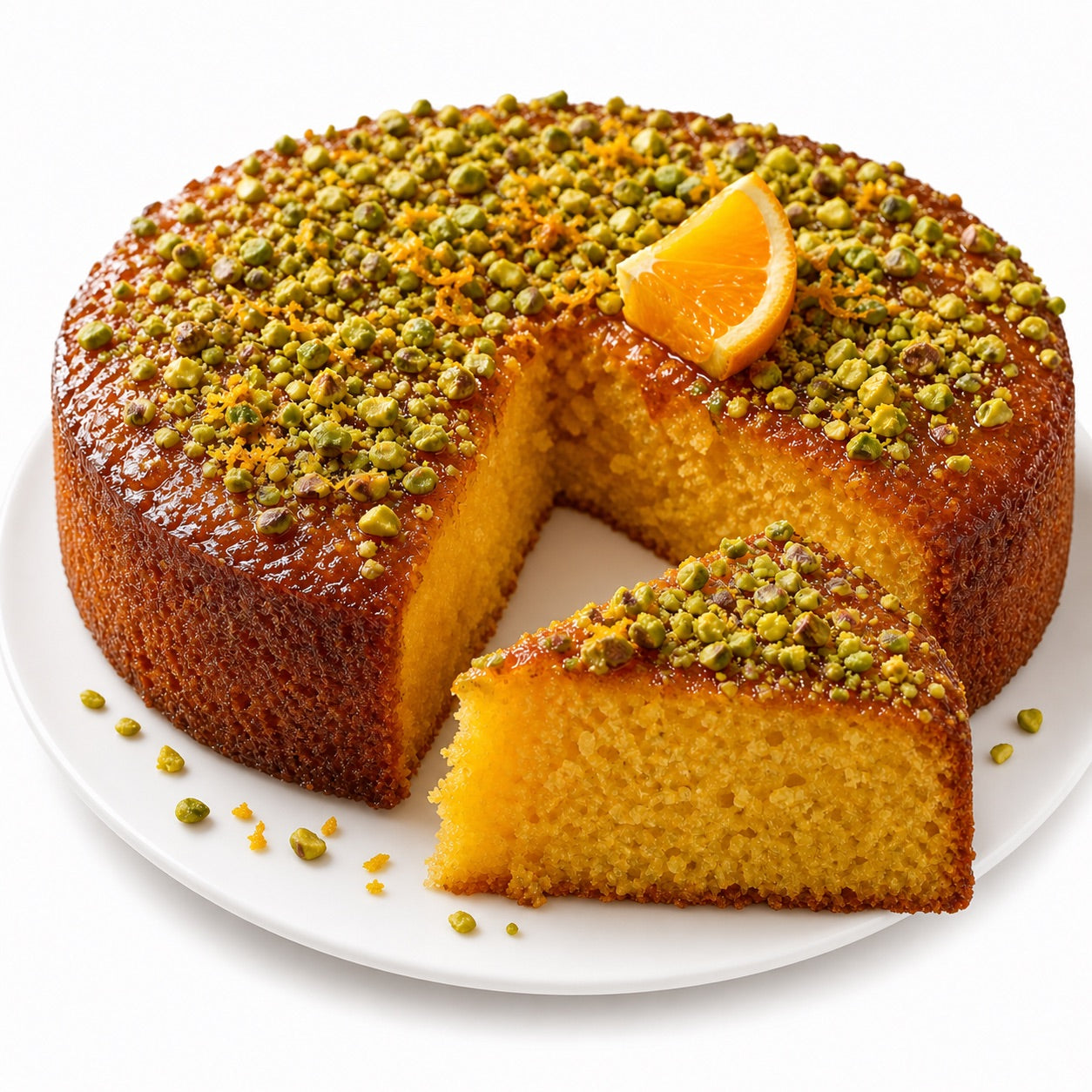 Gâteau à l'orange sans sucre délicieusement gourmand d'Andy Anand - Goût irrésistible sans sucre ajouté - Dessert de boulangerie parfait pour les diabétiques (2 lb)
