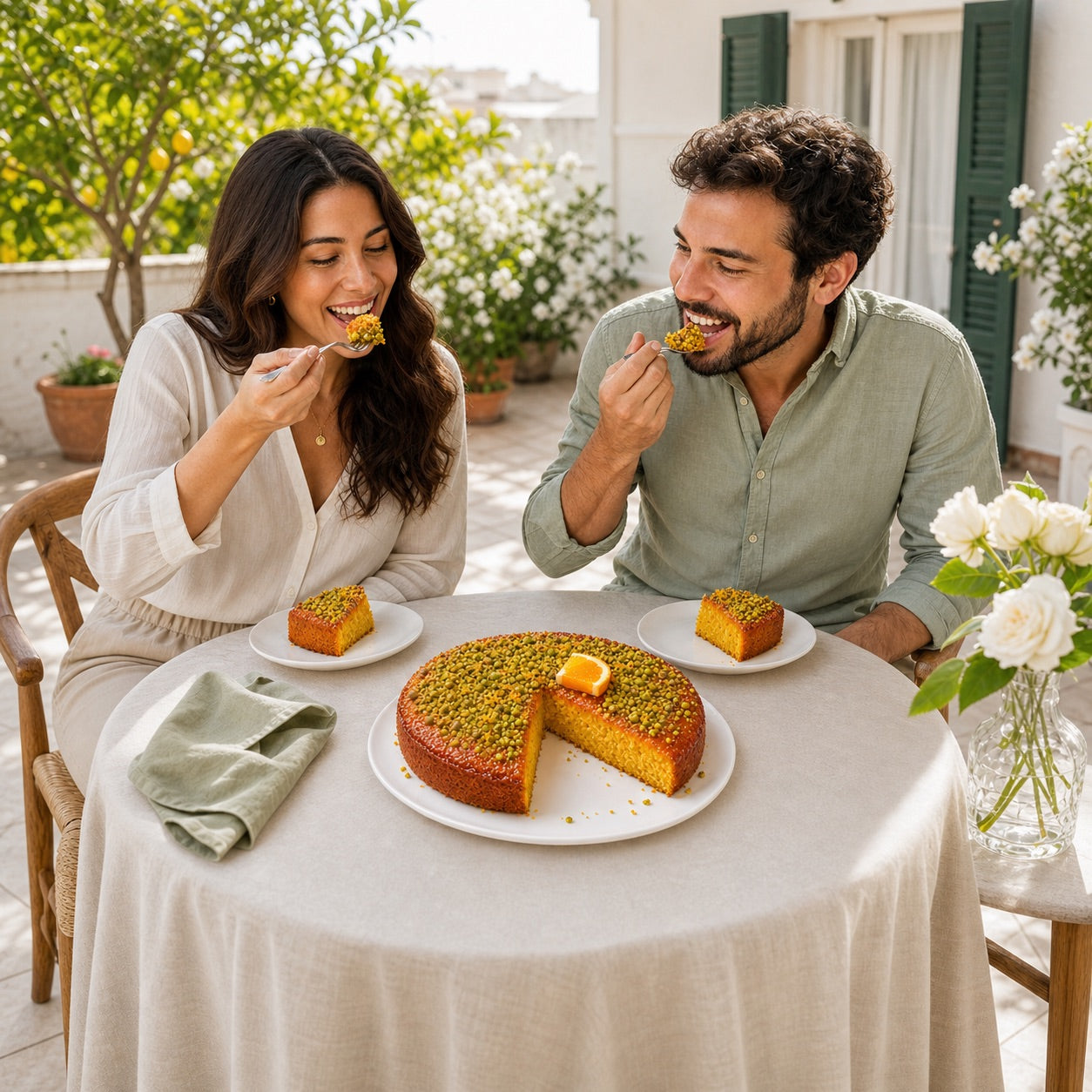 Gâteau à l'orange sans sucre délicieusement gourmand d'Andy Anand - Goût irrésistible sans sucre ajouté - Dessert de boulangerie parfait pour les diabétiques (2 lb)