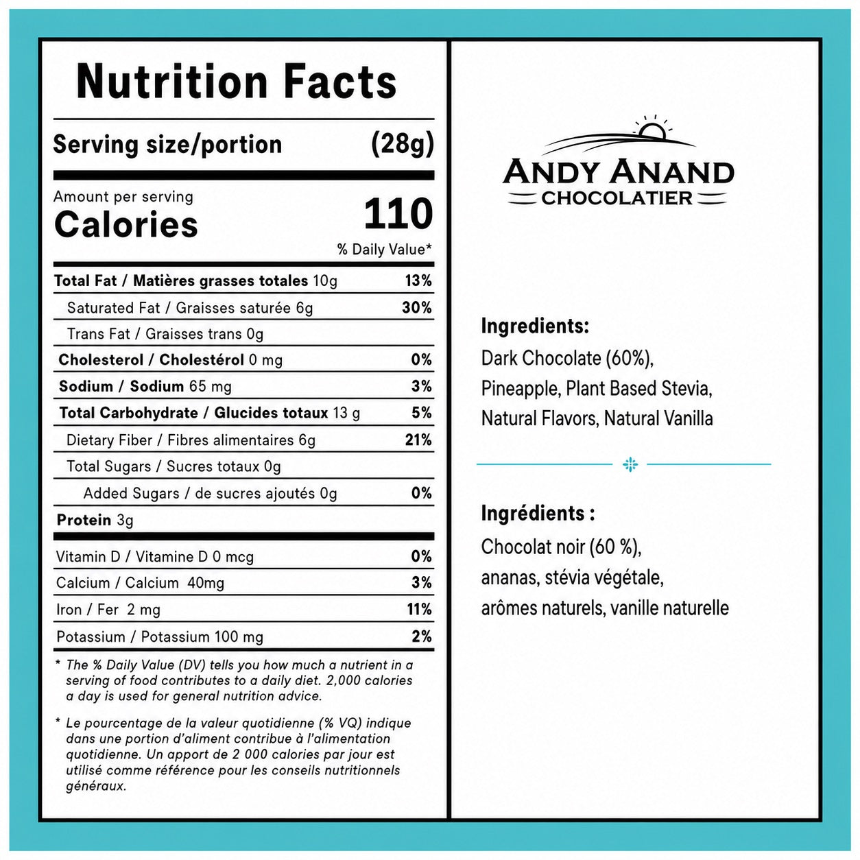 Andy Anand Sugar Free Dark Chocolate Pineapple Slices, 12oz – Keto Friendly, Diabetic Friendly, No Sugar Added, Gourmet Belgian Dark Chocolate Gift