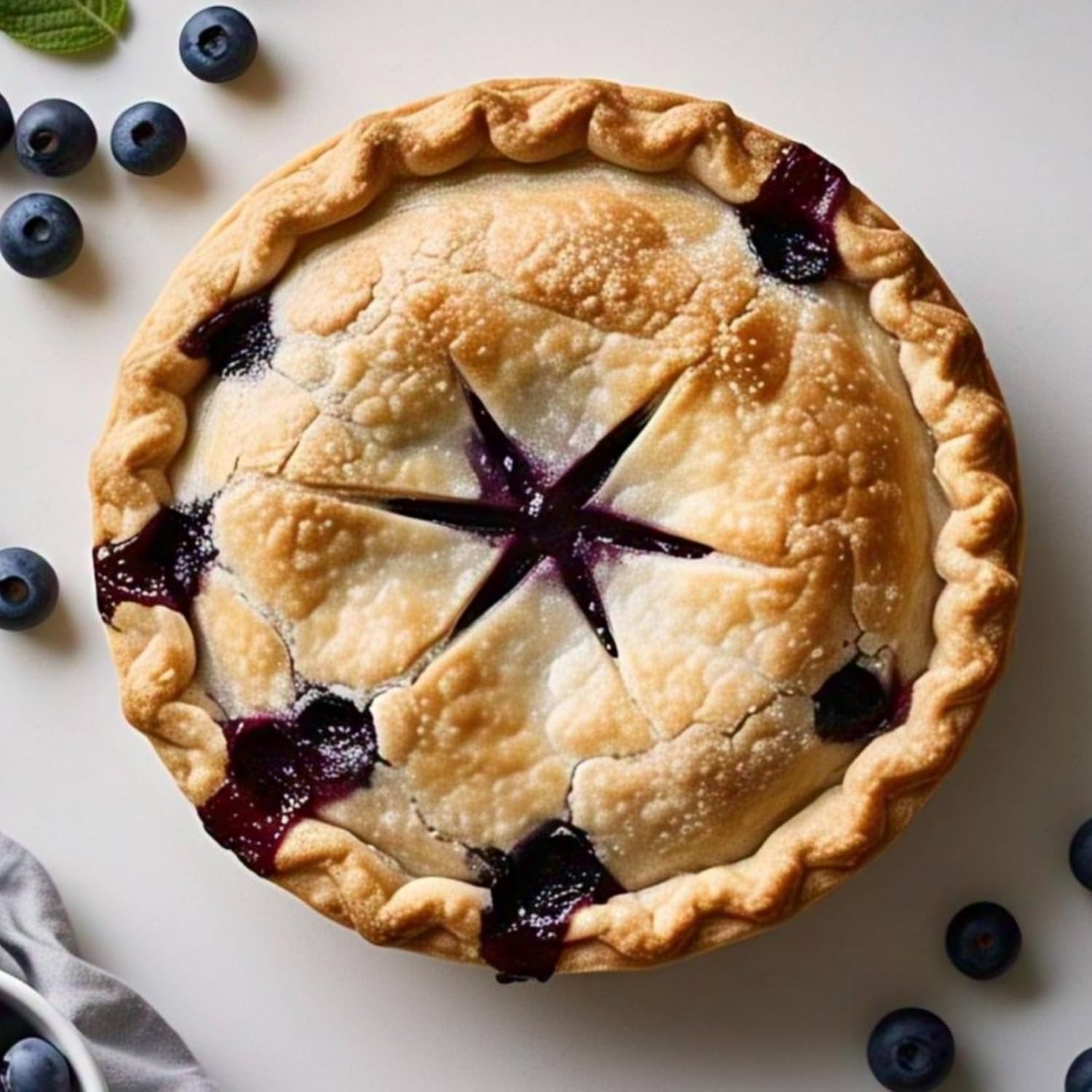 Sugar Free Blueberry Pie