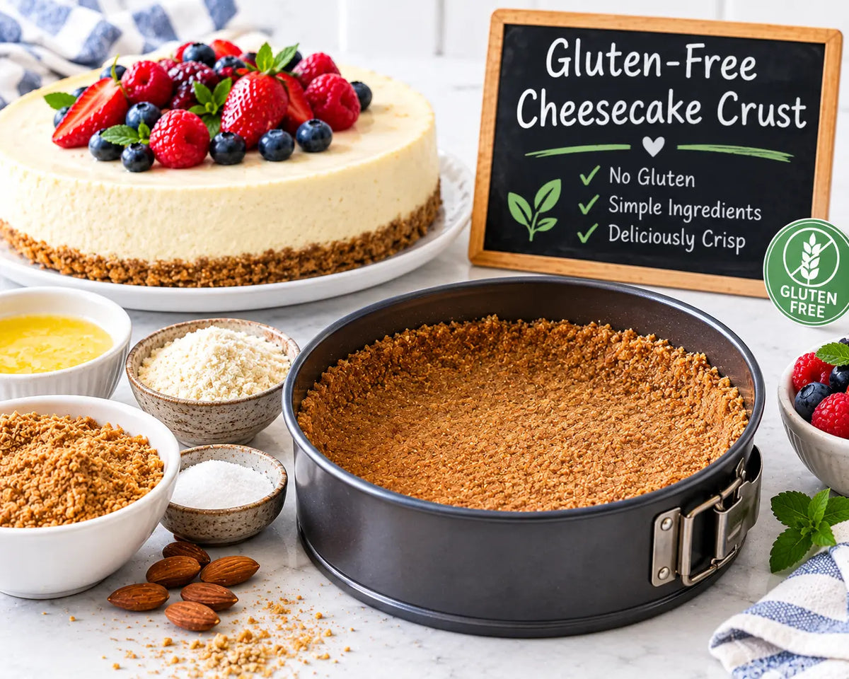 Gluten-Free Cheesecake Crust That Holds Up and Tastes Good