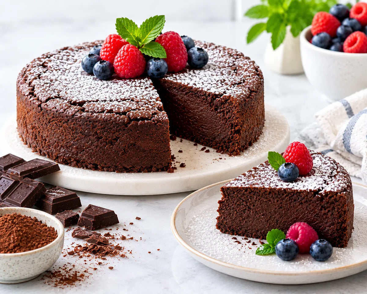 Gluten-Free Flourless Chocolate Cake Is Richer Than You'd Guess