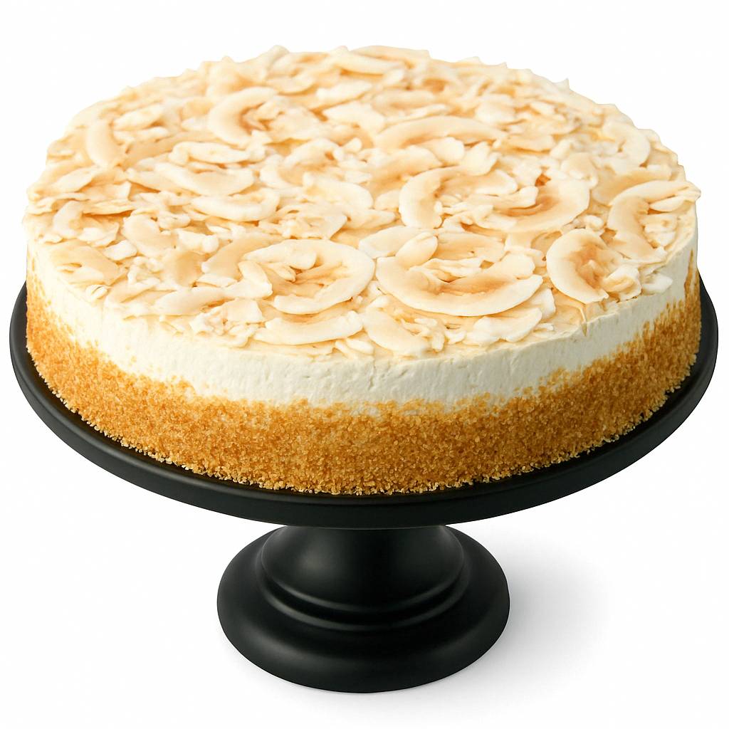 Lemon Coconut Mousse Cake
