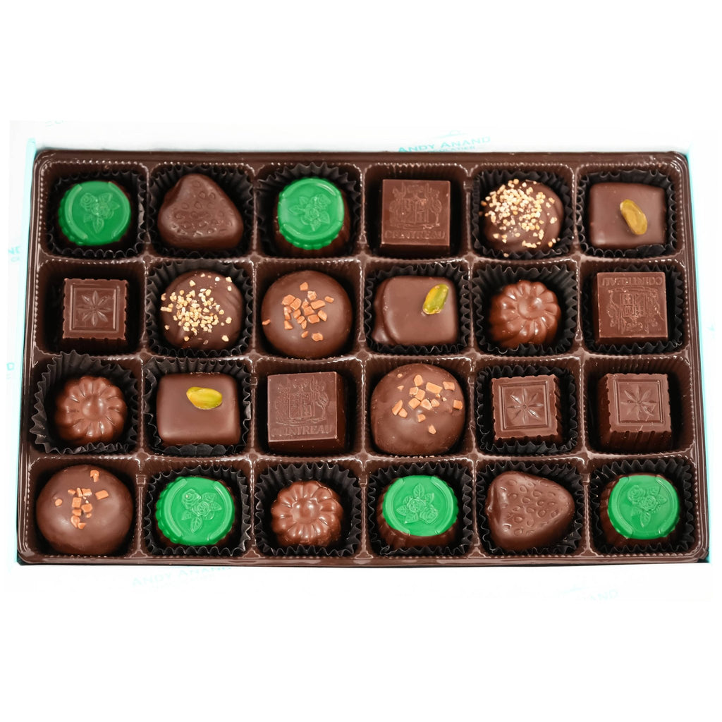 Indulge in Luxury with 24 Vegan Dark Chocolate Truffles Praline Collection