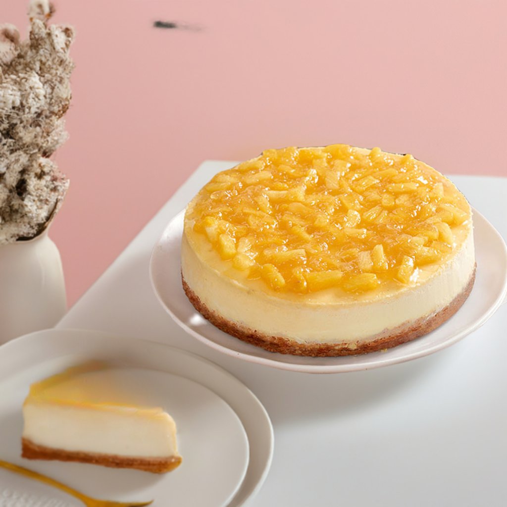 Savourez la saveur irrésistible du cheesecake à la mangue sans gluten