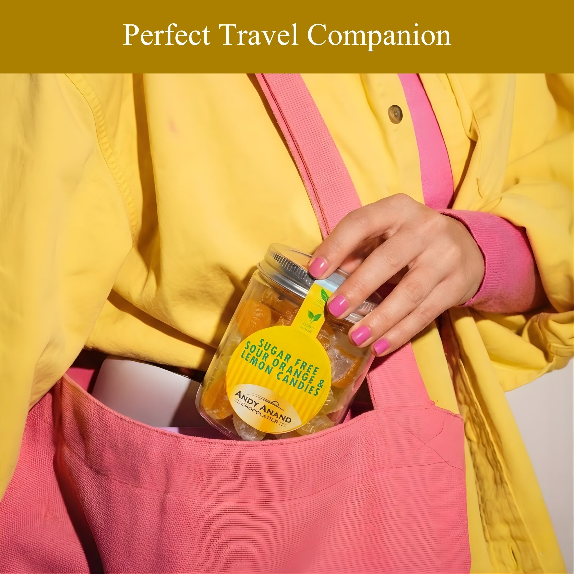 Sugar-Free Orange Lemon Candy 7 oz | Nationwide