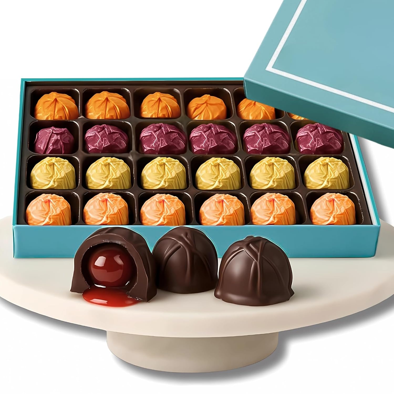 Dark Chocolate Cherry Cordials