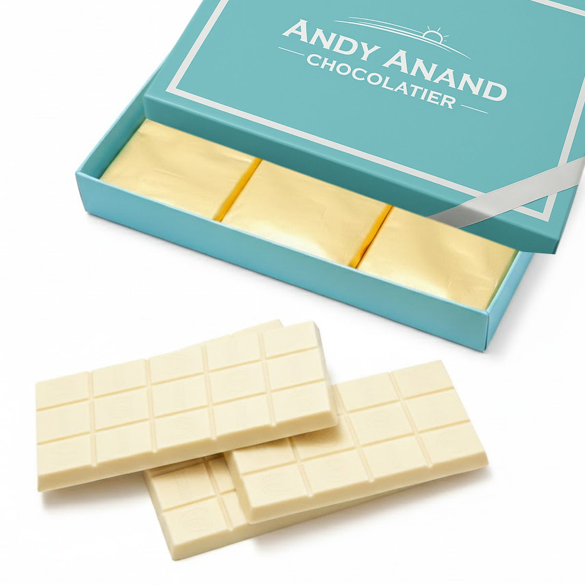 Andy Anand Sugar Free 60% Cacao Belgian Chocolate Bars 3 pc – Stevia Sweetened Keto & Diabetic Friendly Birthday & Holiday Gift