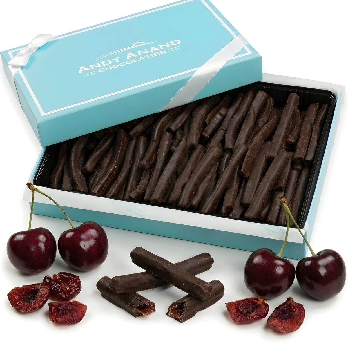 Andy Anand 60% Dark Chocolate Cherry Peel Vegan Gluten Free Gift Box – Premium Italian Gourmet Treat