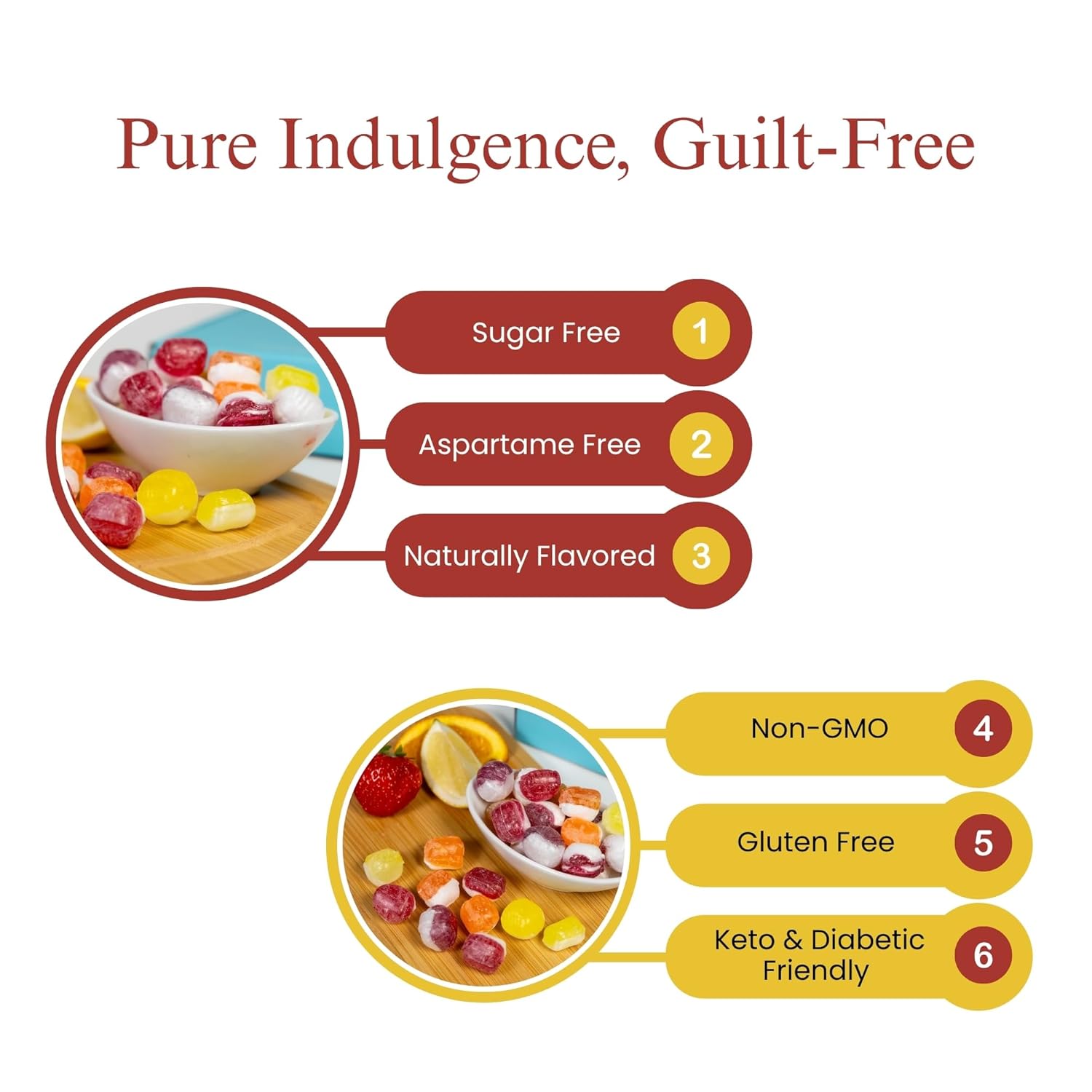 Sugar Free Trio Candies