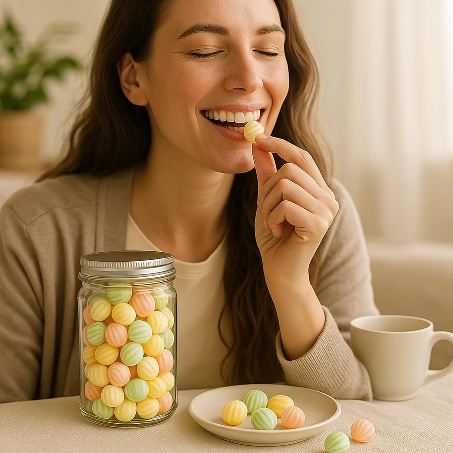 Andy Anand Sugar-Free Spiral Hard Candy (110 pc, 7 oz) | 5 Flavors, Made in Spain, Stevia, Gluten-Free | Local SoCal Bakery — image 2