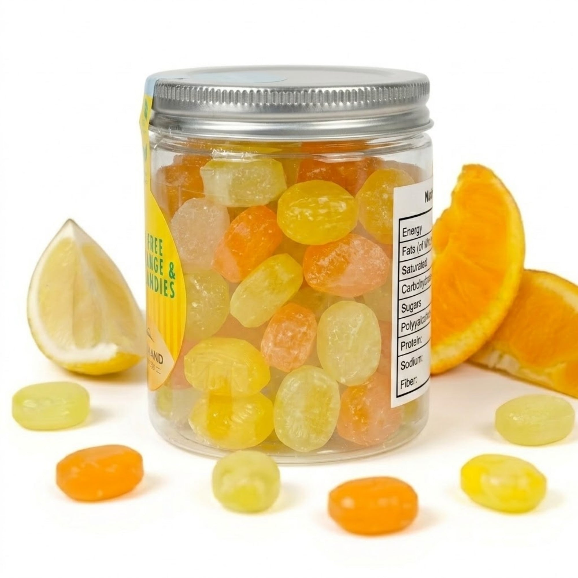 Sugar-Free Orange Lemon Candy 7 oz | Nationwide