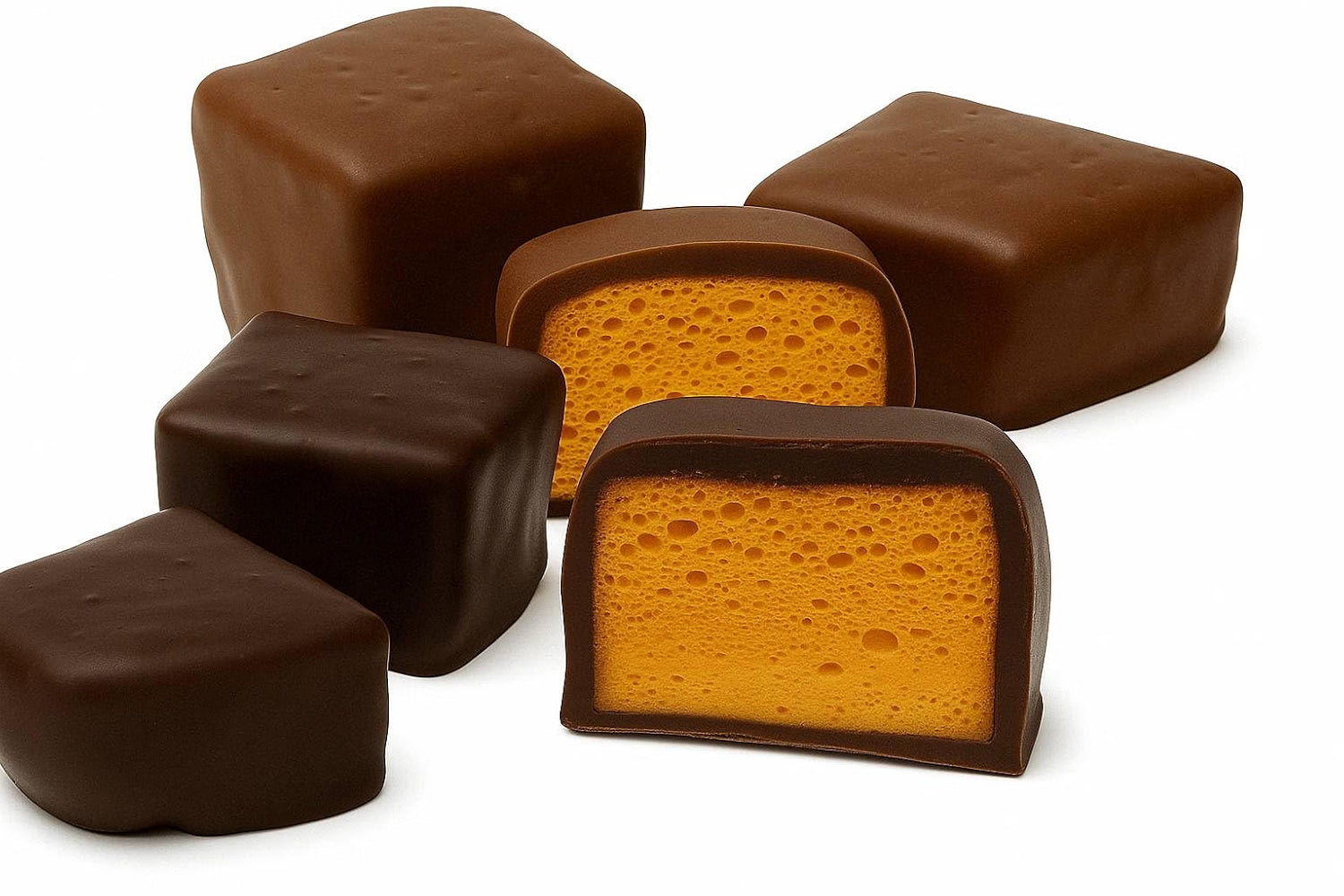 ANDY ANAND CHOCOLATIER Heavenly Belgian Milk & Dark Chocolate Honeycomb Sponge Candy