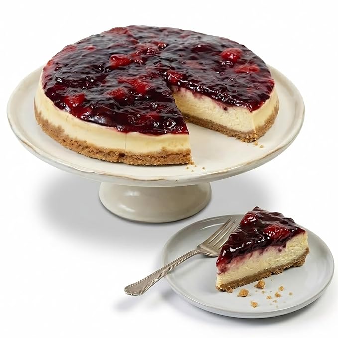 Gâteau au fromage aux cerises sans gluten Andy Anand 9" - Gâteau au fromage crémeux mais sans gluten près de chez moi Desserts fraîchement cuits (3,4 lb)
