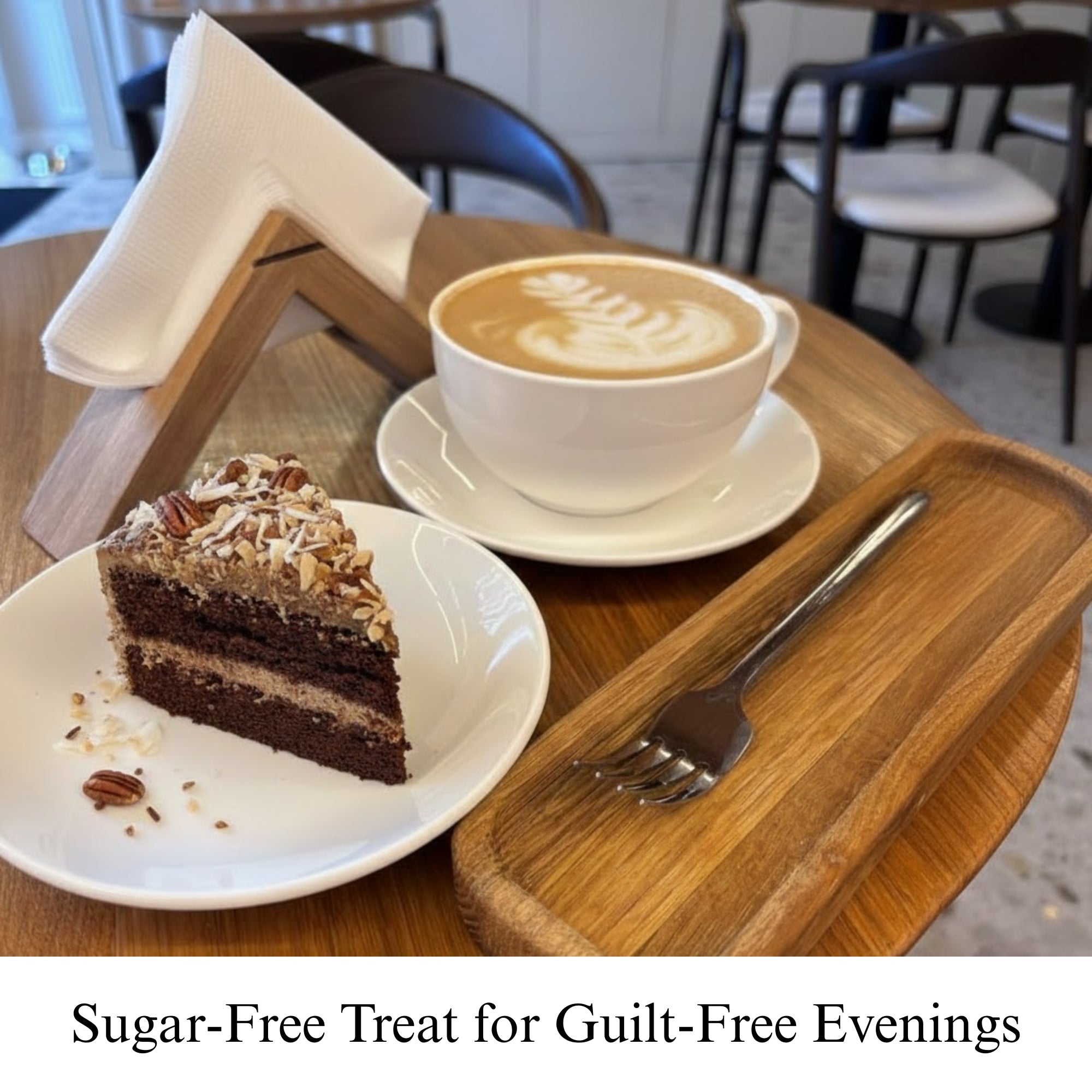 Andyanand Food & Beverages > Desserts & Sweets > Cakes > Sugar-Free Cakes Andy Anand Sugar-Free German Chocolate Cake, 2.4 lb – Belgian Cocoa, Coconut-Pecan Filling, Keto & Diabetic-Friendly Birthday Gift Box Sugar-Free German Chocolate Cake | Keto & Diabetic-Friendly