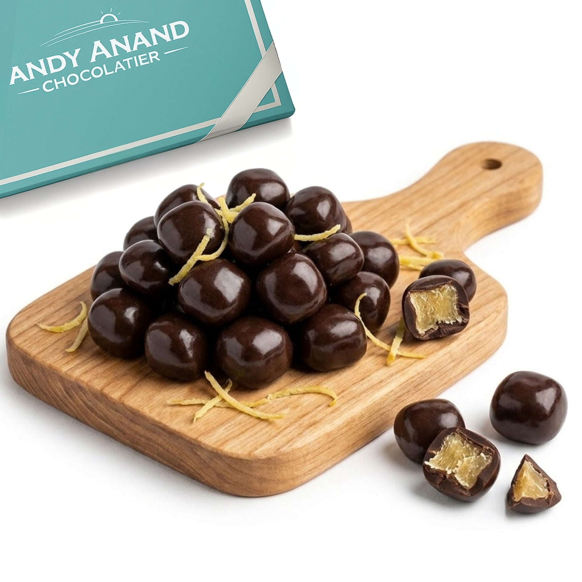 Dark Chocolate Covered California Ginger – No Artificial Additives Luxurious Handcrafted Gourmet Birthday & Holiday Gift
