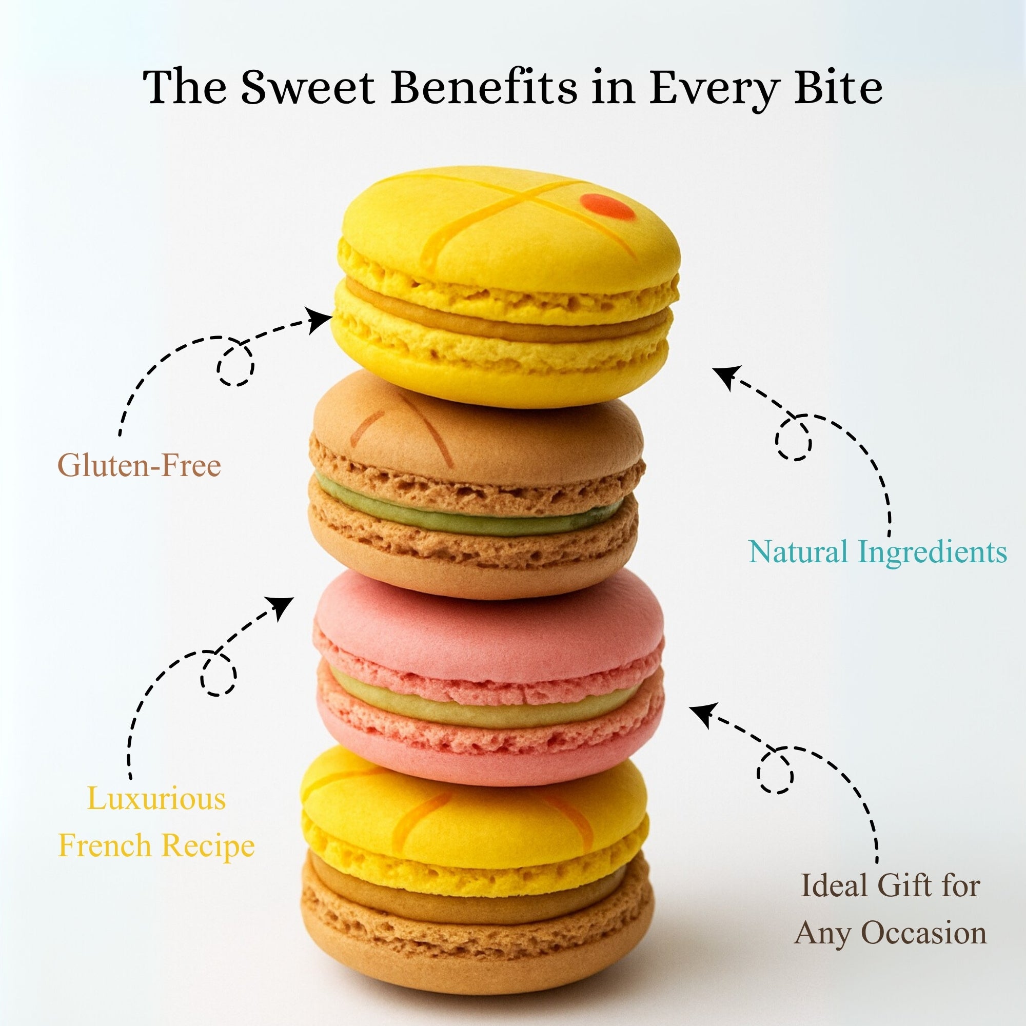 French Macarons 48 pc | Made Fresh, Nationwide