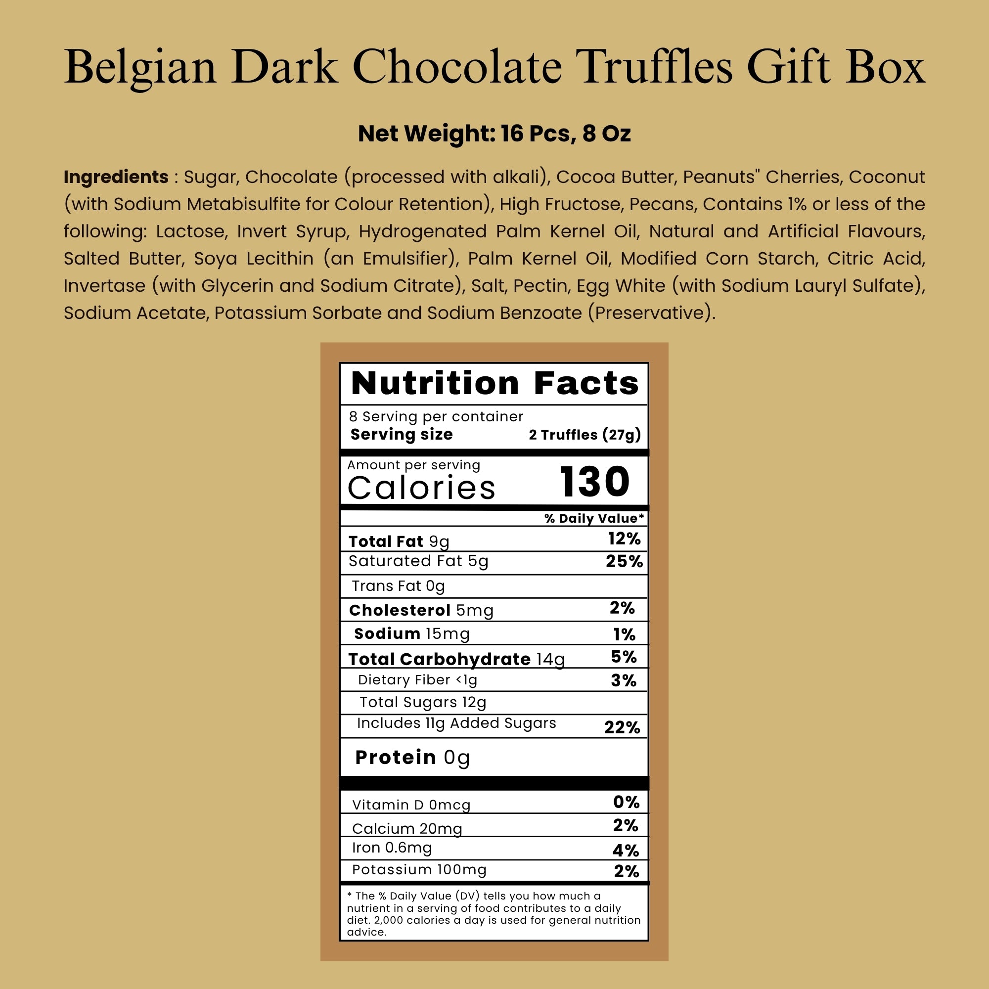 Andy Anand Artisan Dark Chocolate Truffles, 24 pc – Handmade Assorted Flavors, 60% Cocoa Butter, Gourmet Birthday & Holiday Gift Collection