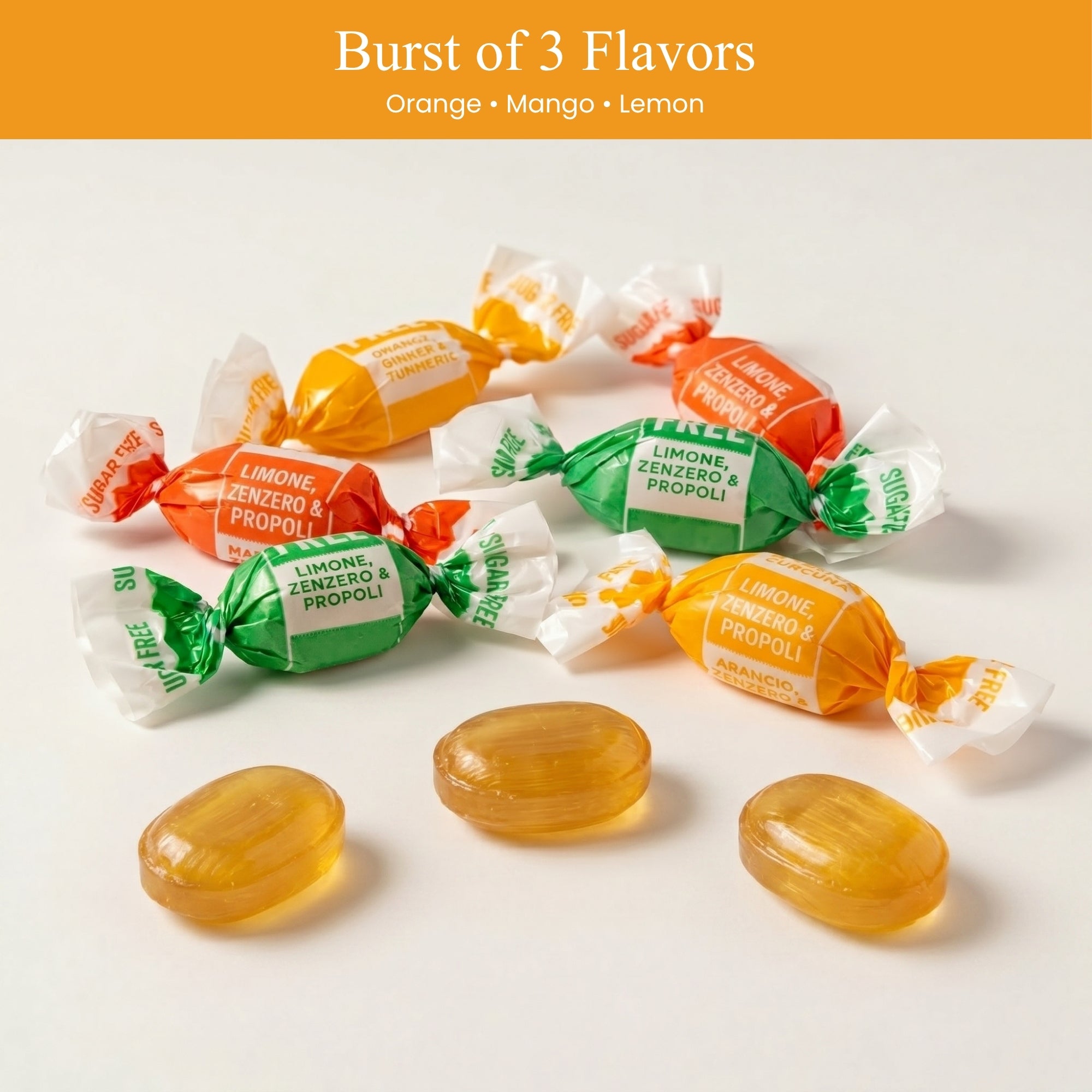 Sugar-Free Italian Ginger Candy 55 pc | Nationwide