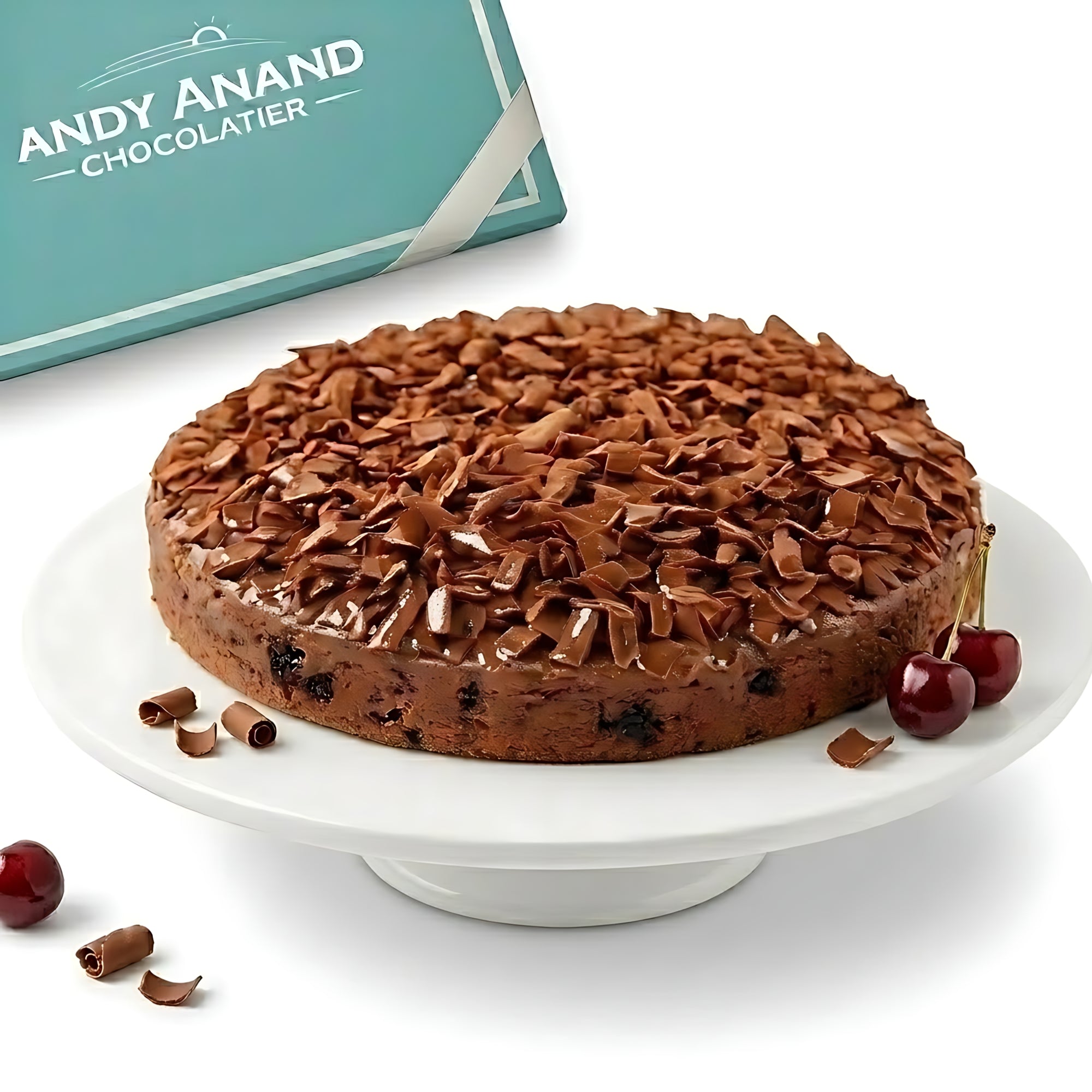 Gâteau au triple chocolat Andy Anand de 9 po, préparé quotidiennement de manière traditionnelle, gâteaux d'anniversaire fabriqués à la main pour livraison - 2,6 lb 