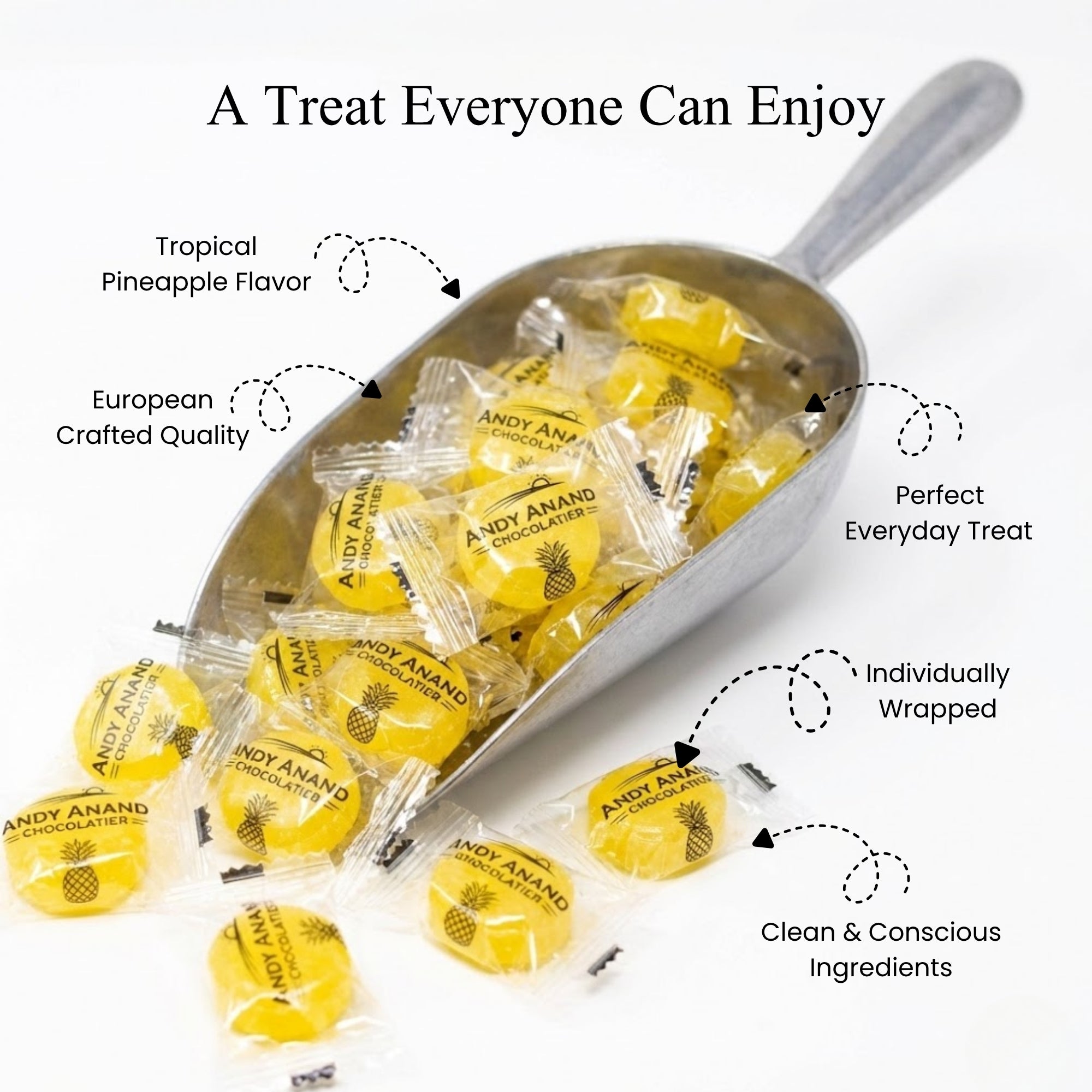 Sugar-Free Pineapple Hard Candy 7 oz | Nationwide
